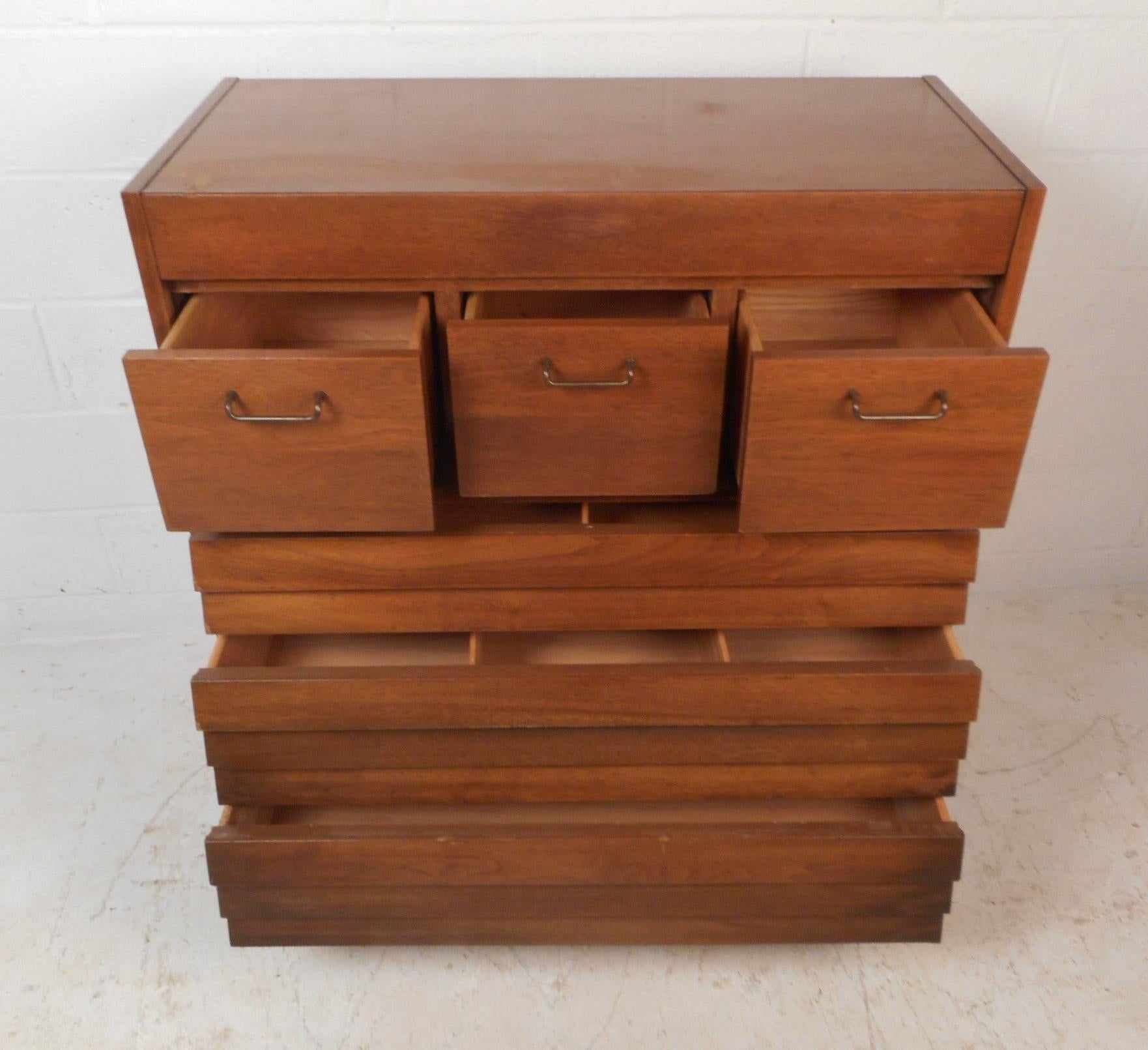 mid century highboy dresser