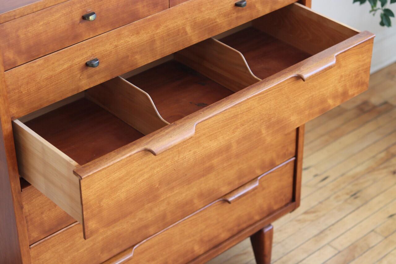 Mid-Century Modern Highboy Dresser by Century Furniture 3