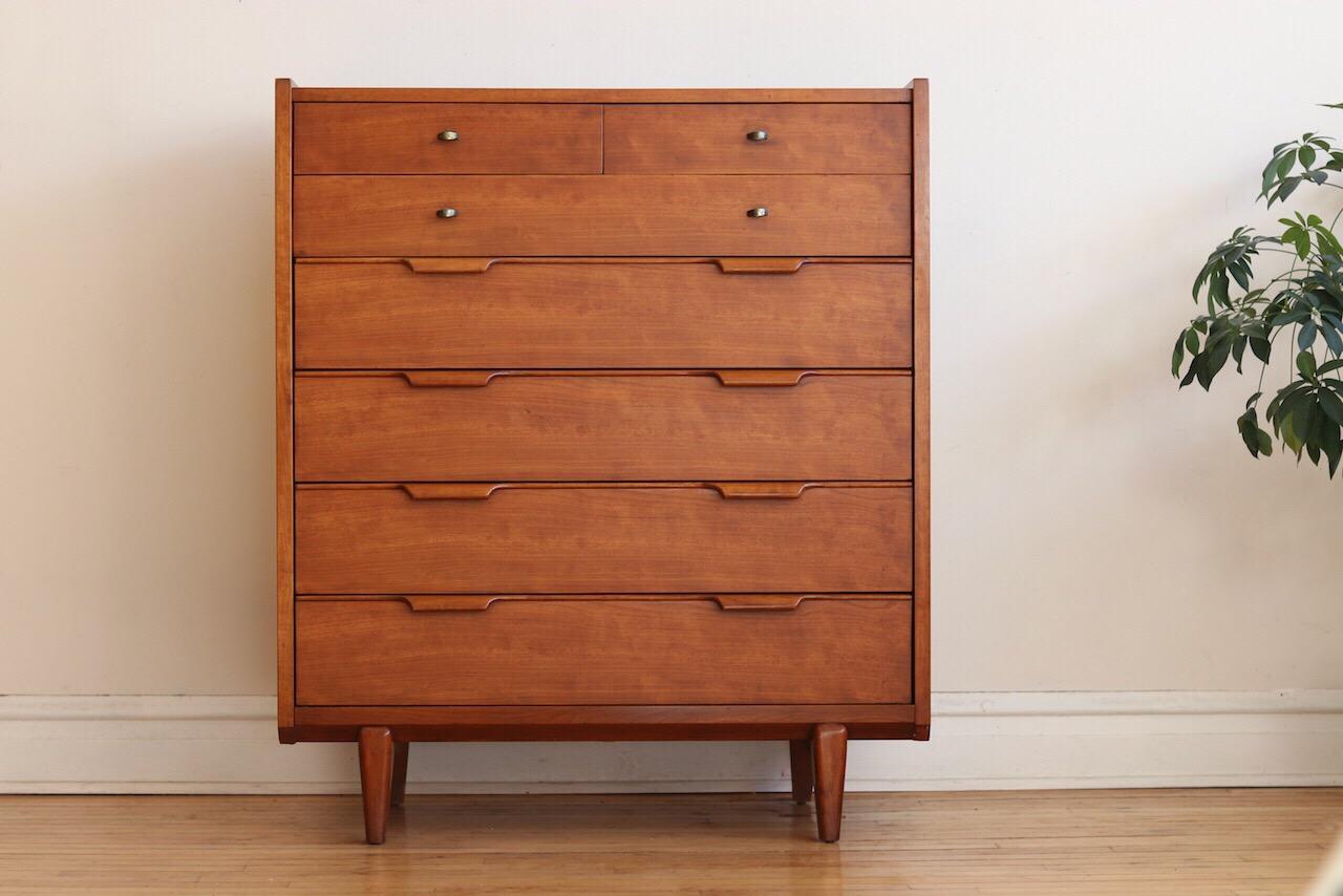 Mid-Century Modern Highboy Dresser by Century Furniture 9