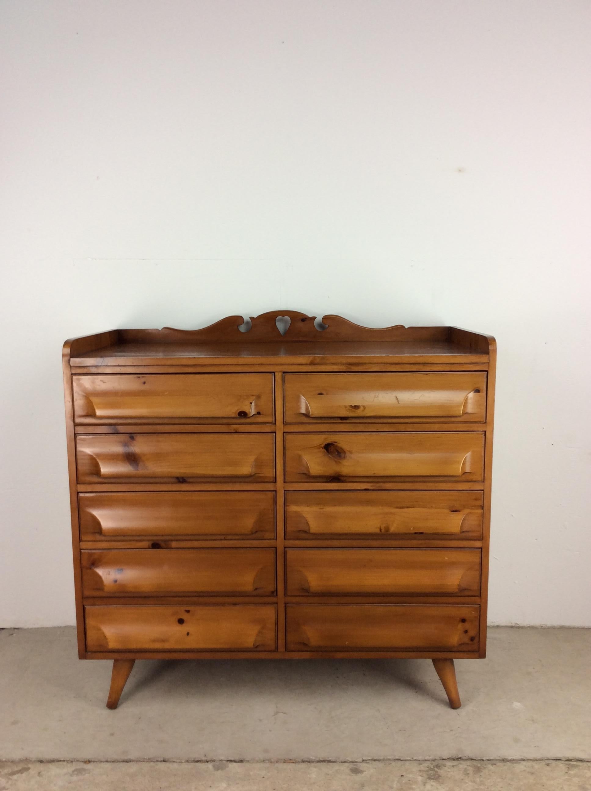 Mid-Century Modern Highboy Dresser by Franklin Shockey For Sale 8
