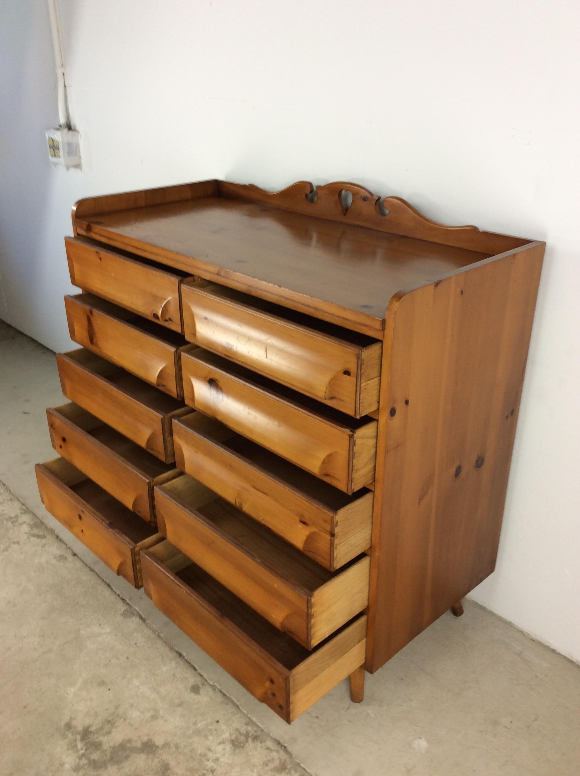 Mid-Century Modern Highboy Dresser by Franklin Shockey For Sale 1