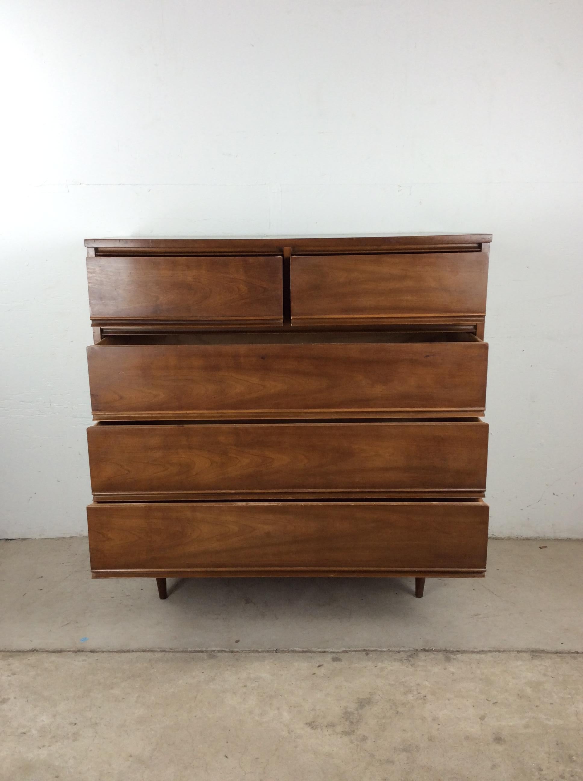Comò Highboy del Mid Century Modern di Harmony House in vendita 5