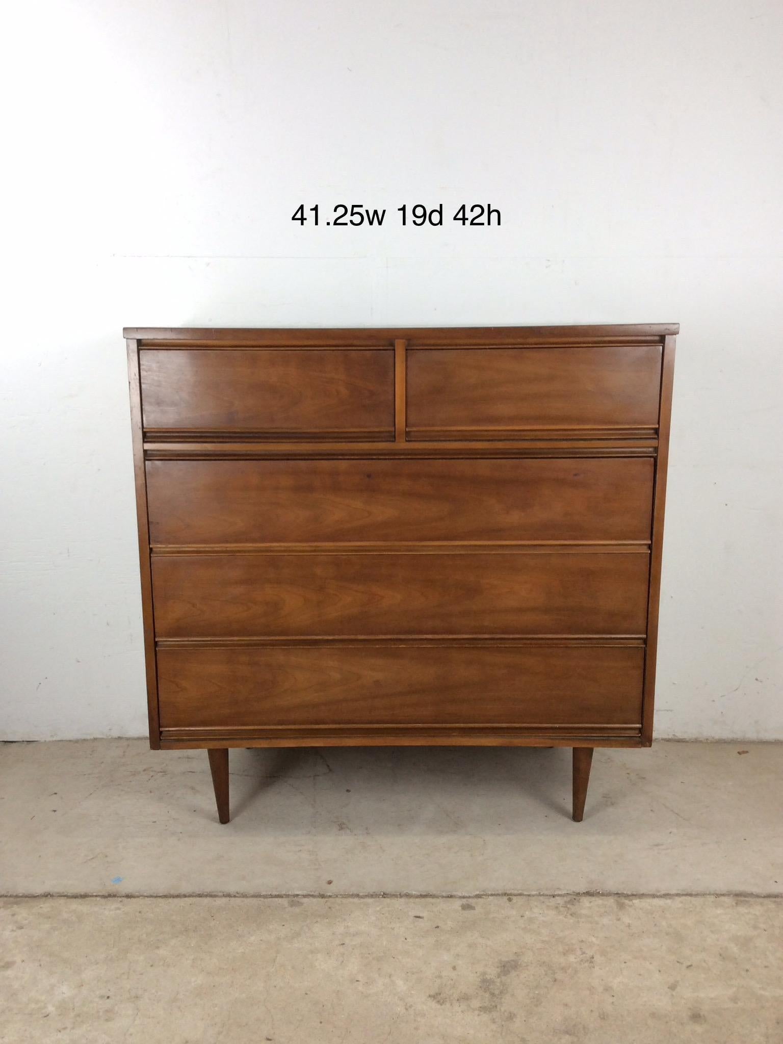 Comò Highboy del Mid Century Modern di Harmony House in vendita 10