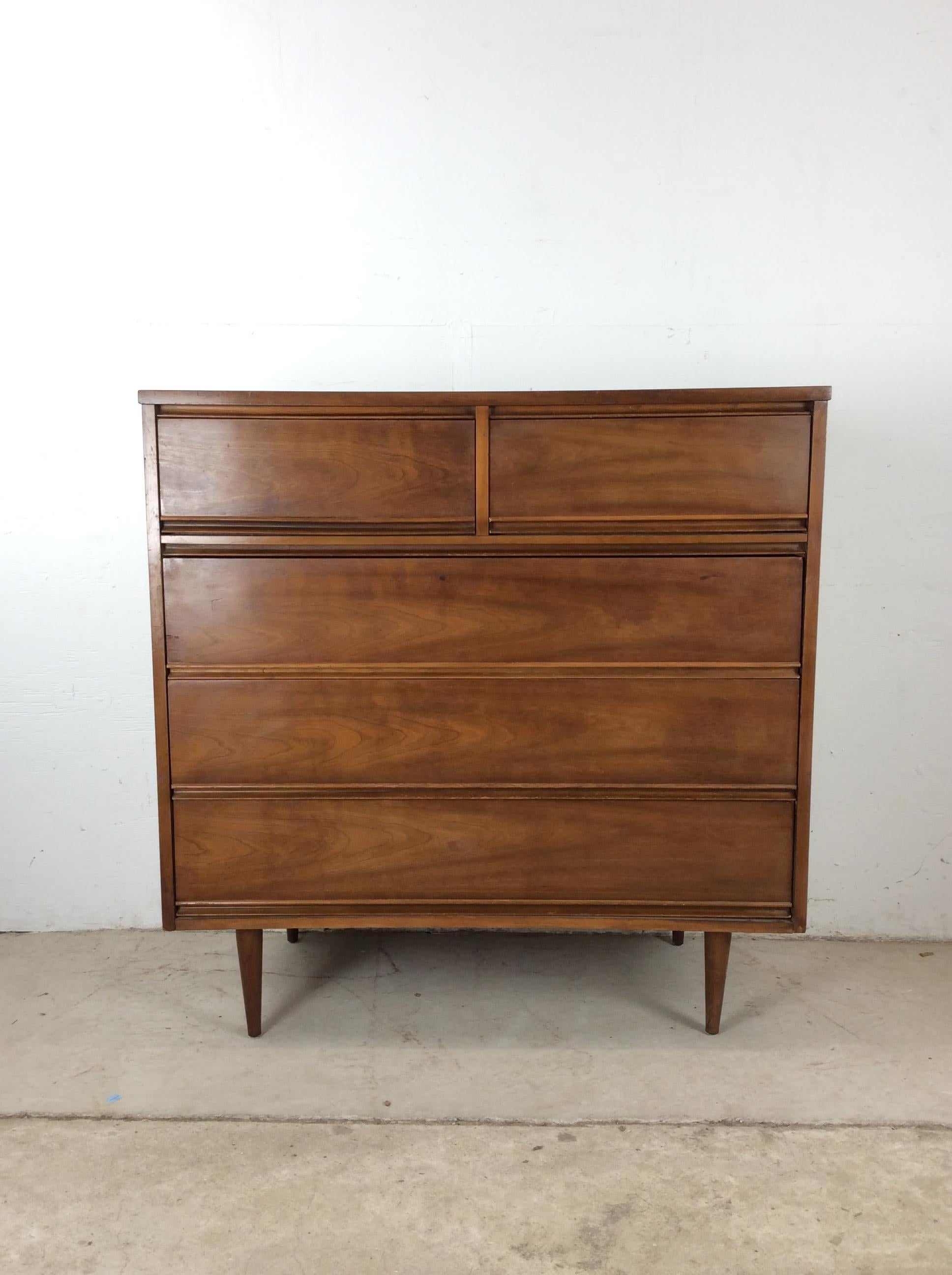 Comò Highboy del Mid Century Modern di Harmony House in vendita 11