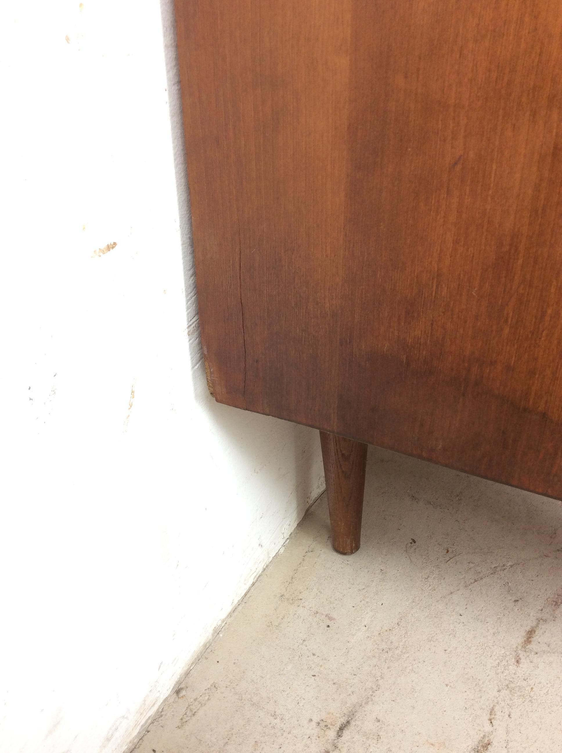 Noce Comò Highboy del Mid Century Modern di Harmony House in vendita