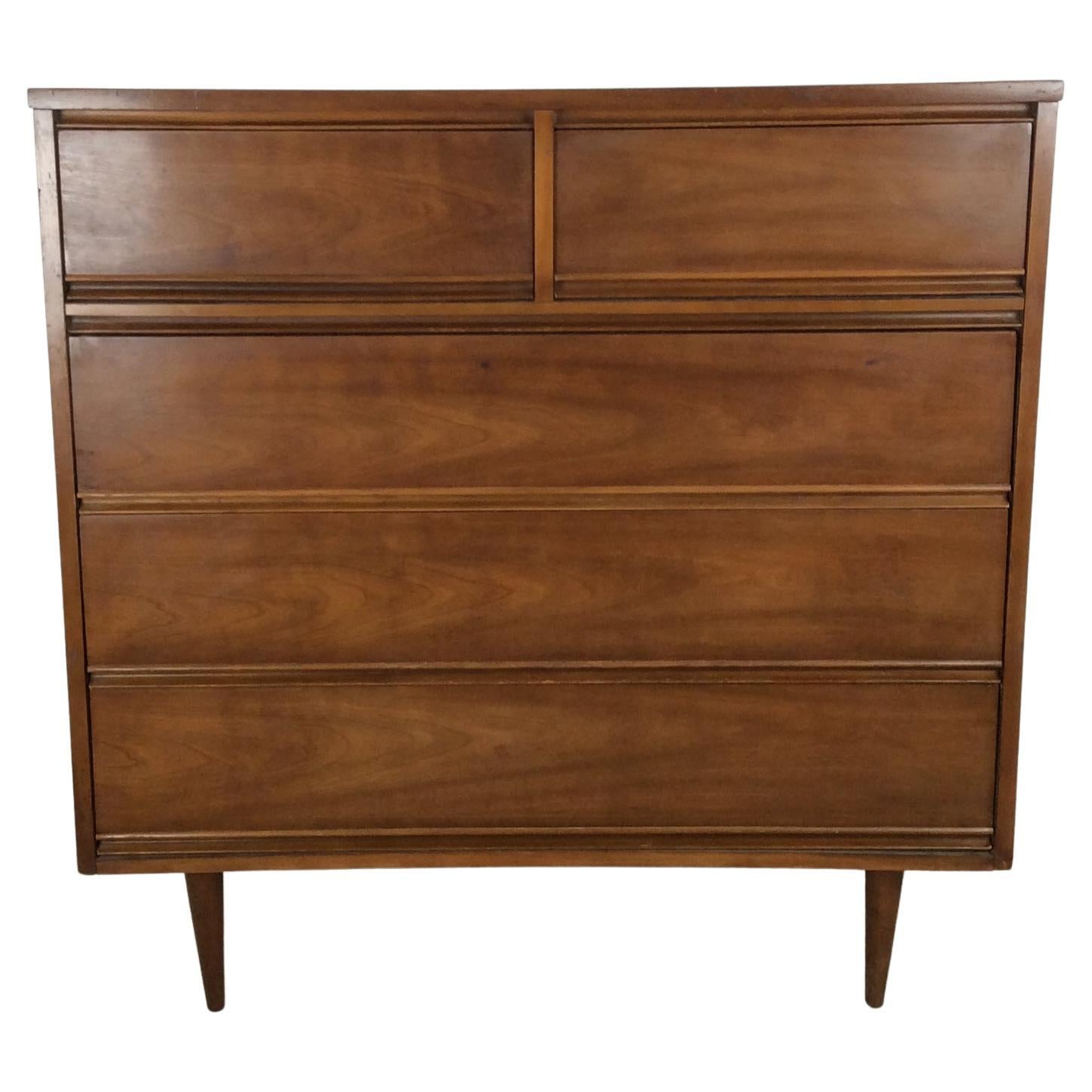 Comò Highboy del Mid Century Modern di Harmony House