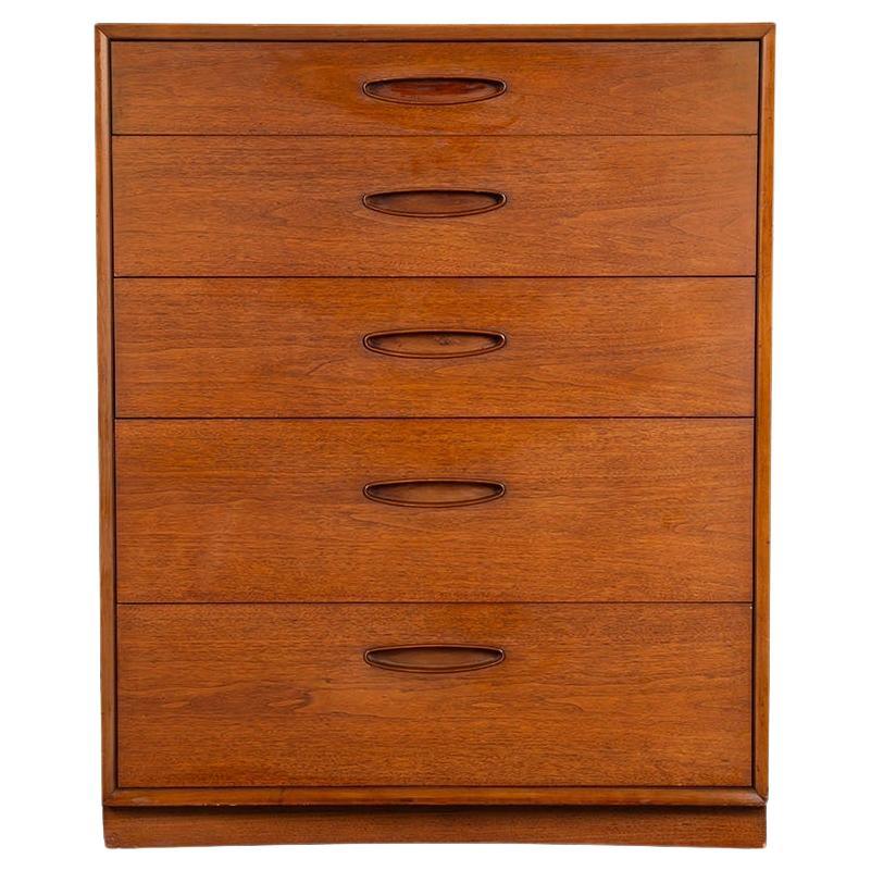 Mid-Century Modern Highboy Dresser by Henredon