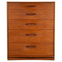 Mid-Century Modern Highboy Dresser by Henredon