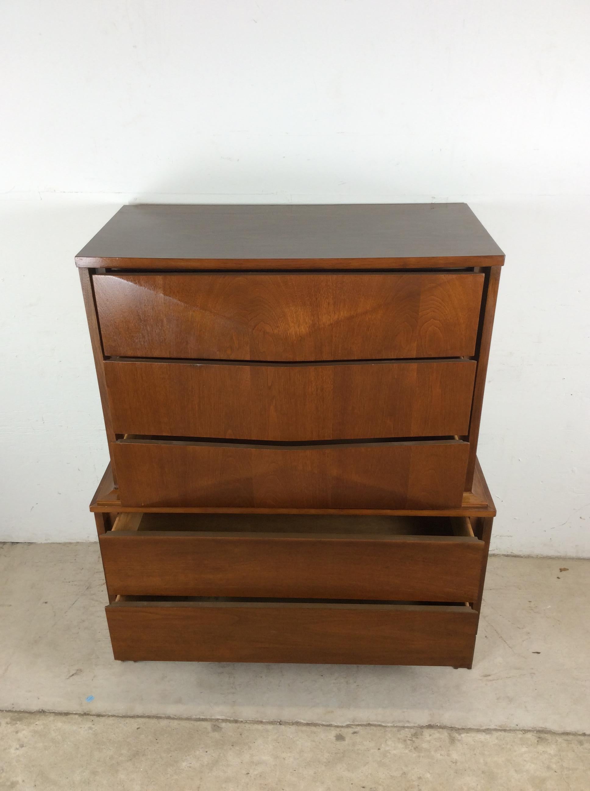 Comò Highboy del Mid Century Modern di Johnson Carper in vendita 7