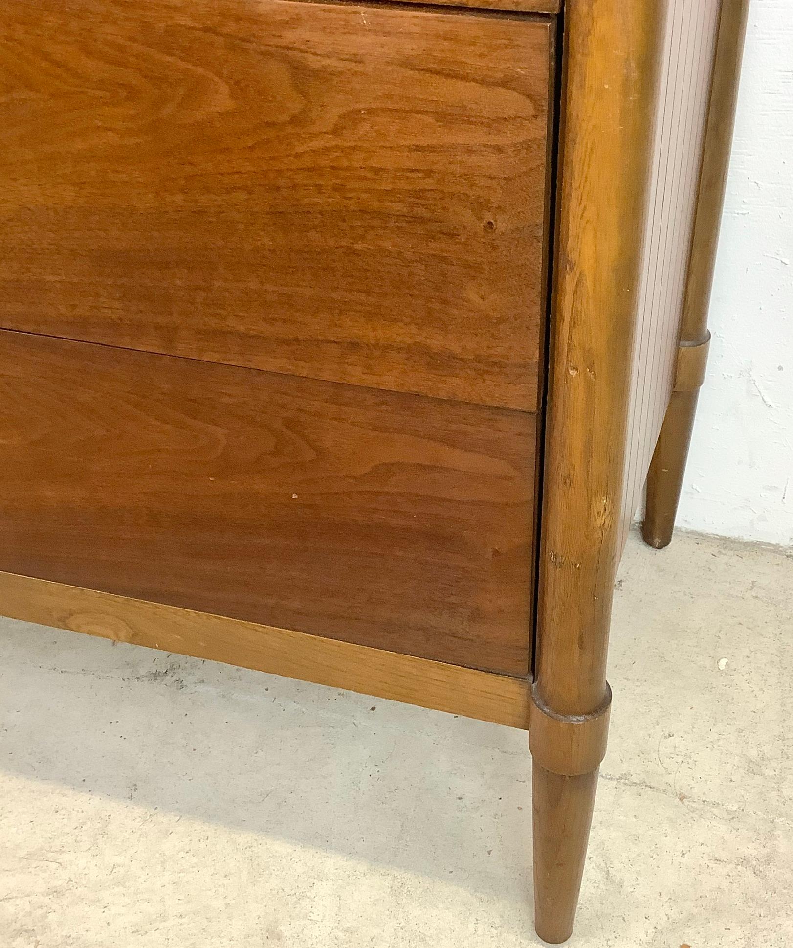 Mid-Century Modern Highboy Dresser by Lane 11