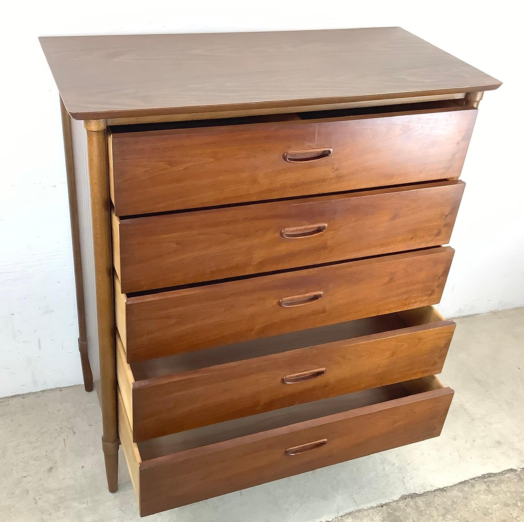 Mid-Century Modern Highboy Dresser by Lane 14