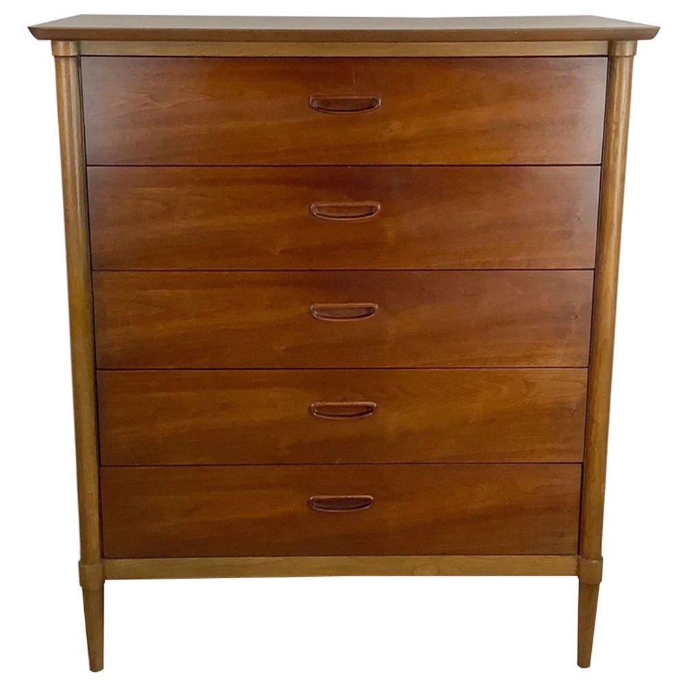 Mid-Century Modern Highboy Dresser by Lane