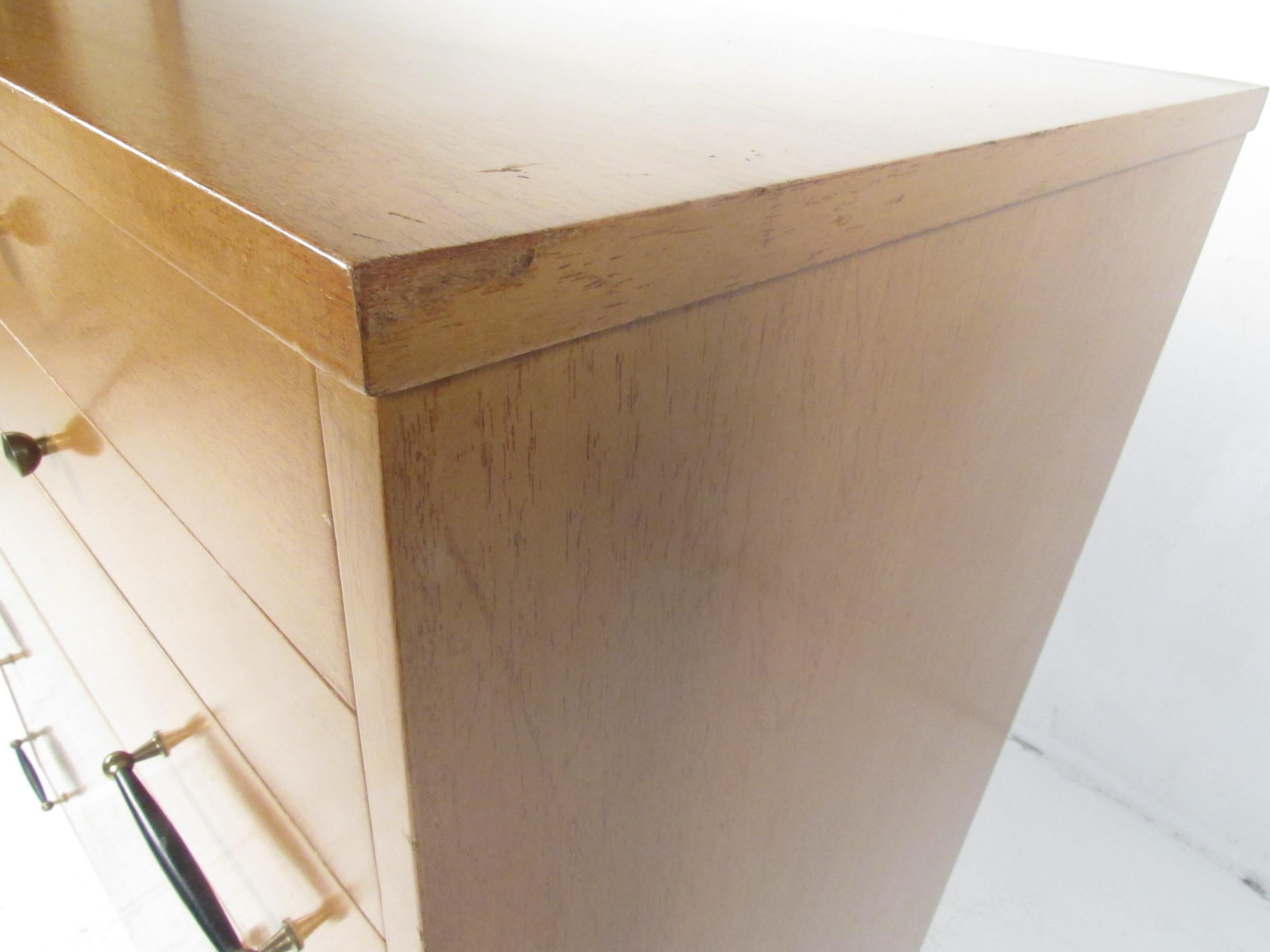 Mid-Century Modern Highboy Dresser by R-Way 3