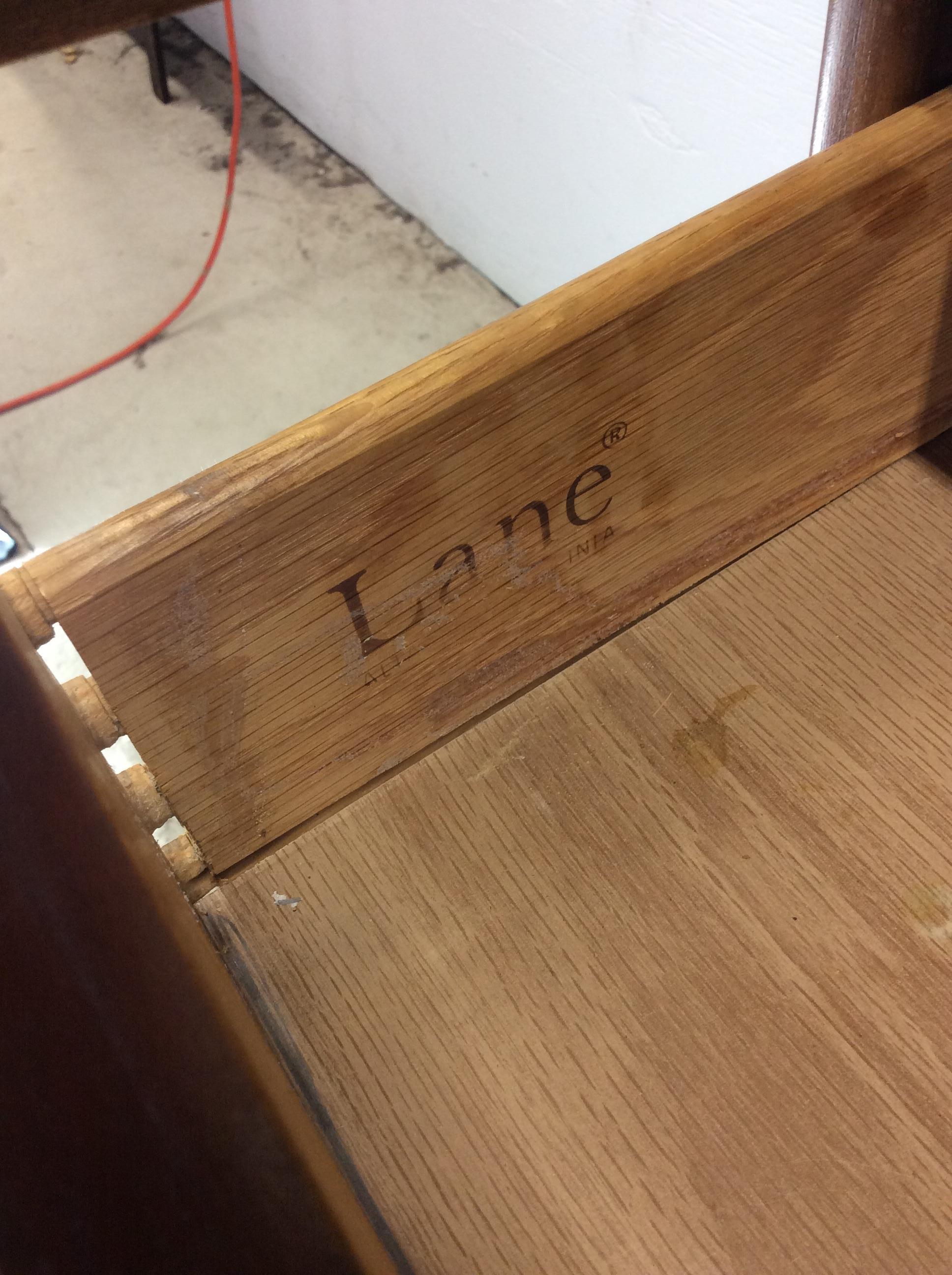 Comò Highboy della linea Perspective di Lane Furniture, in stile Mid Century Modern in vendita 3