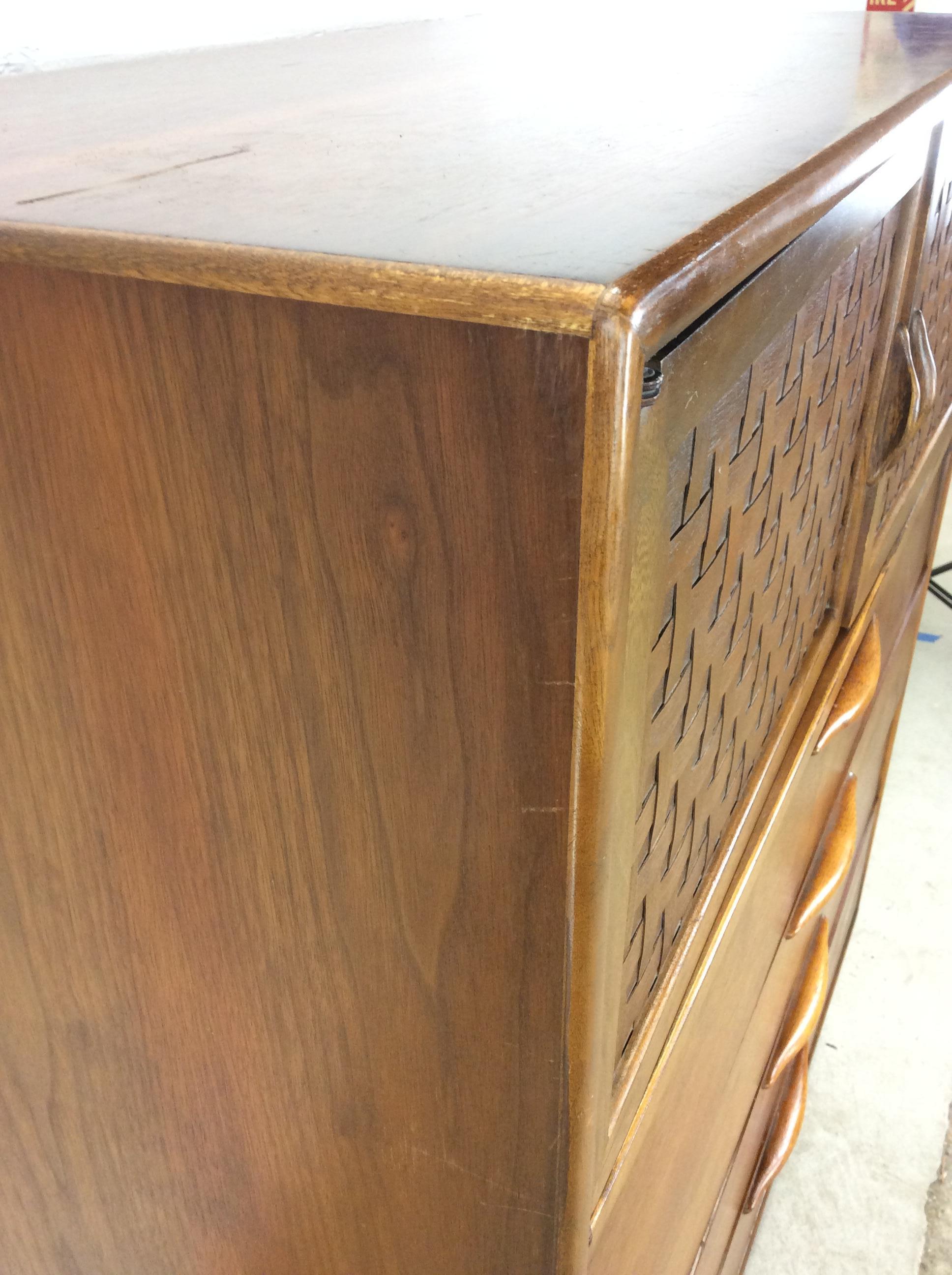 Comò Highboy della linea Perspective di Lane Furniture, in stile Mid Century Modern in vendita 7