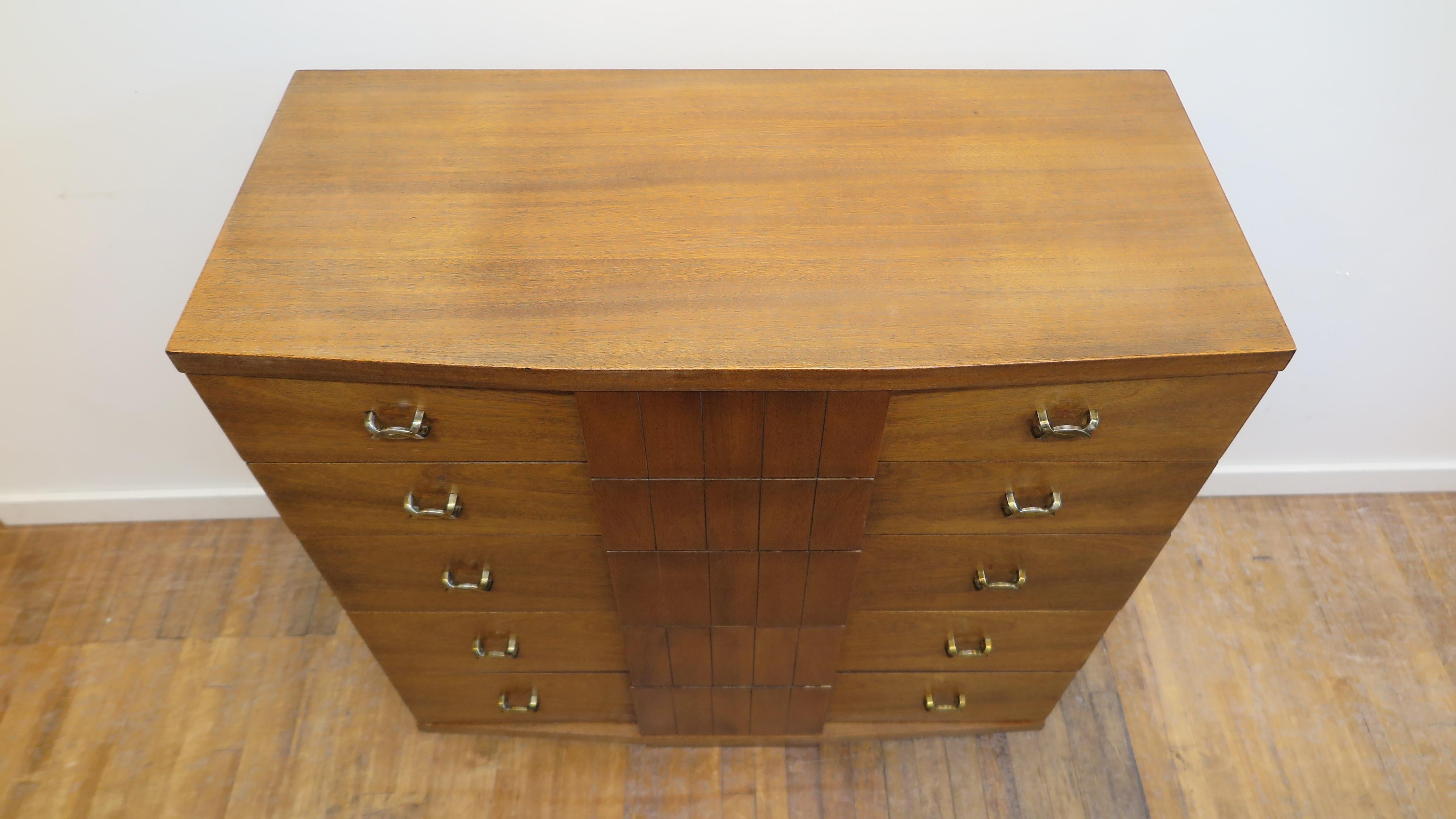 American Mid-Century Modern Highboy Dresser Kent Coffey 