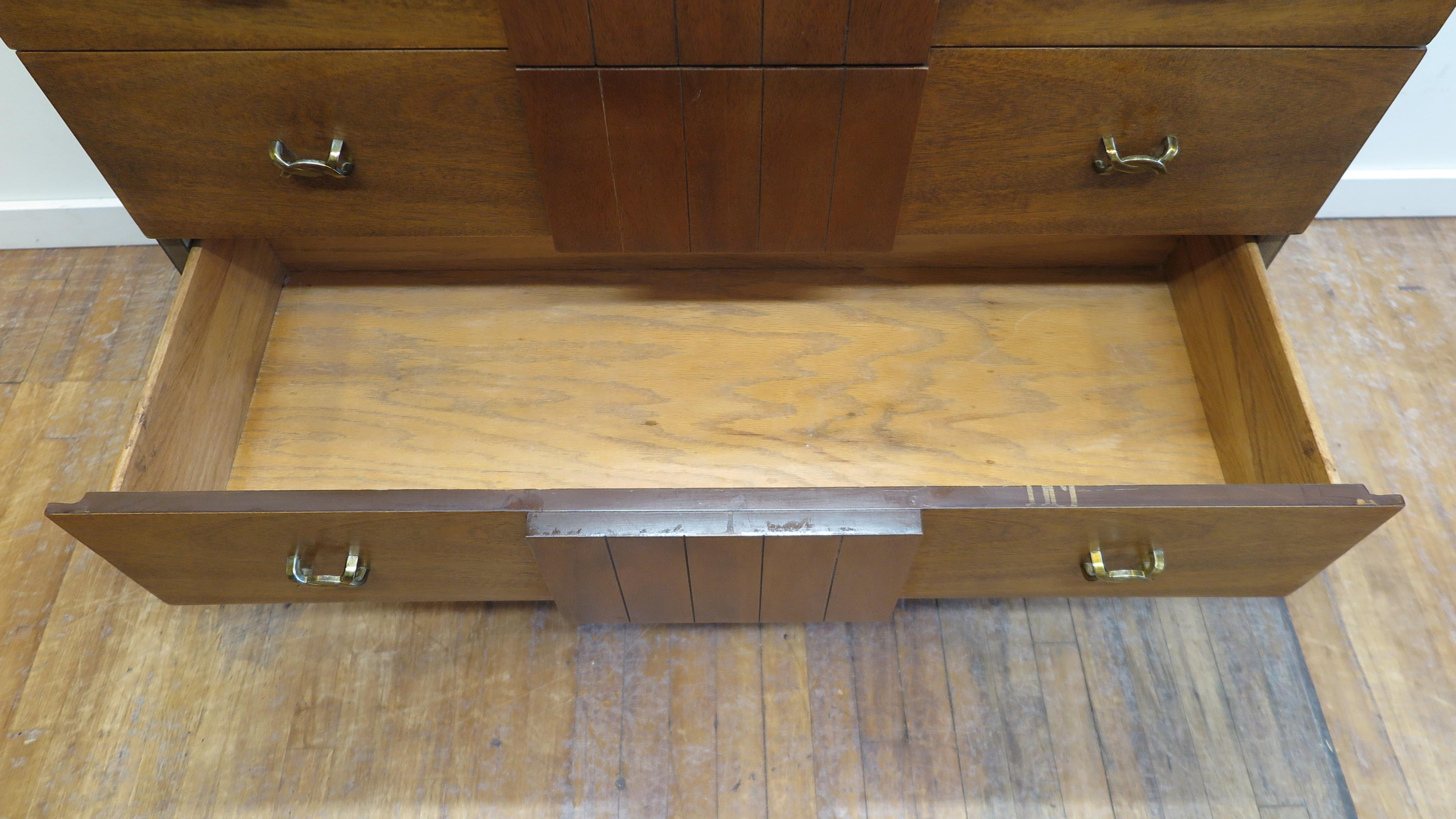 Mid-Century Modern Highboy Dresser Kent Coffey 2