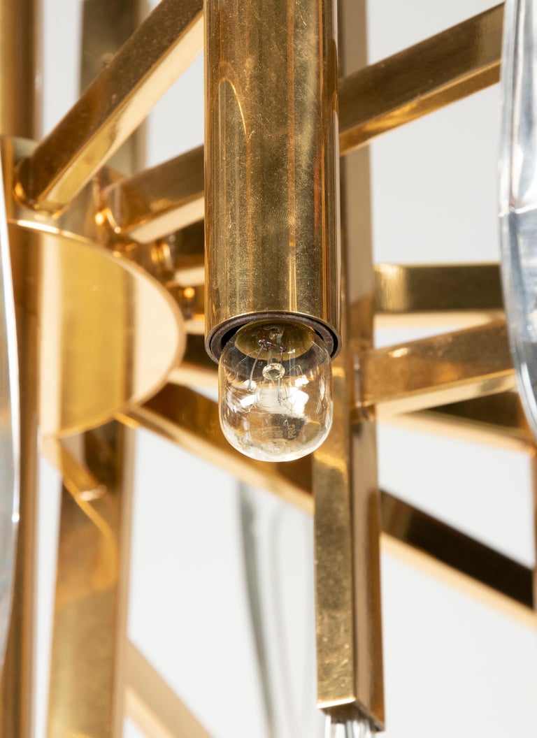 Mid-Century Modern Hollywood Regency Chandelier Gaetano Sciolari ...