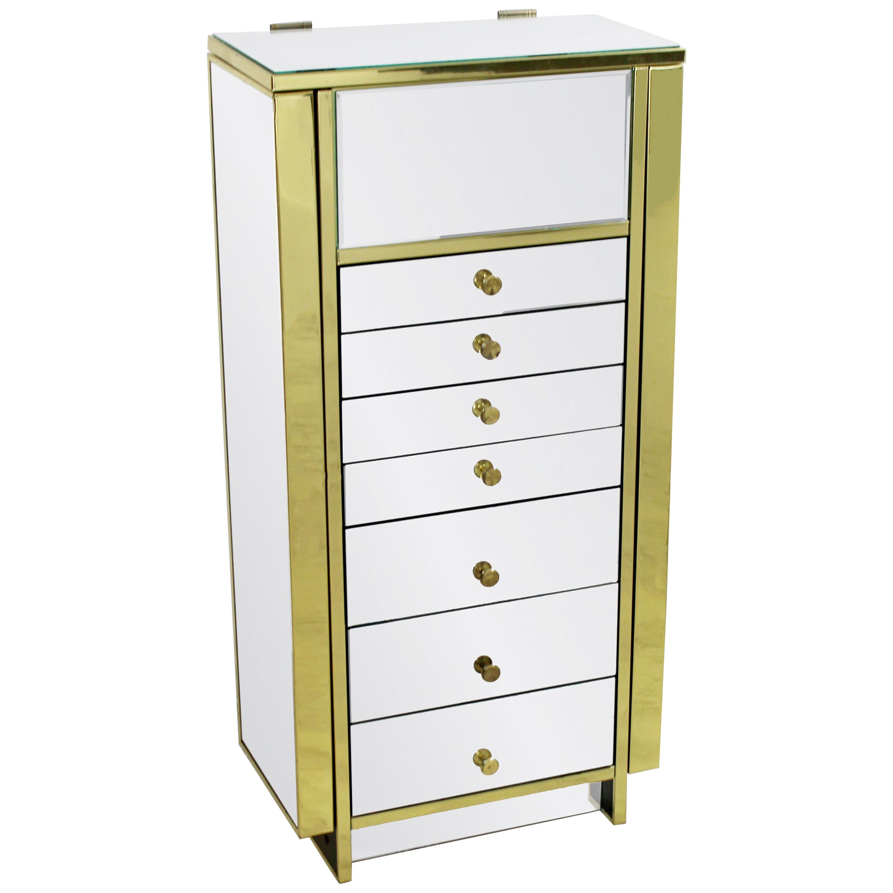 Mid century jewelry armoire deals