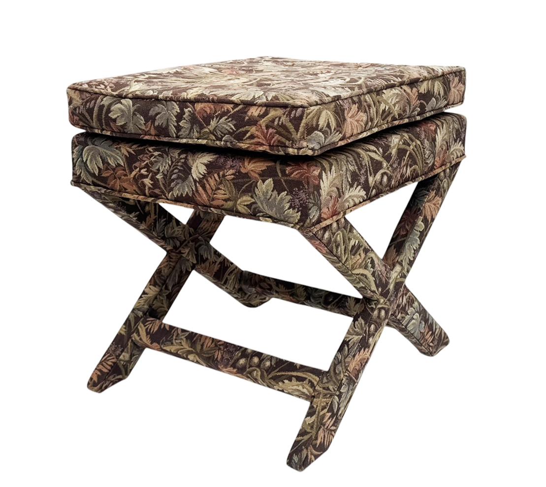 Late 20th Century Mid-Century Modern Hollywood Regency X Benches or Stools after Billy Baldwin For Sale