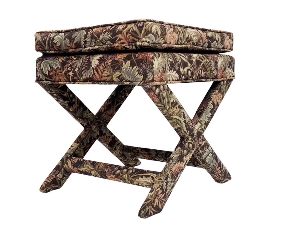 Mid-Century Modern Hollywood Regency X Benches or Stools after Billy Baldwin For Sale 1