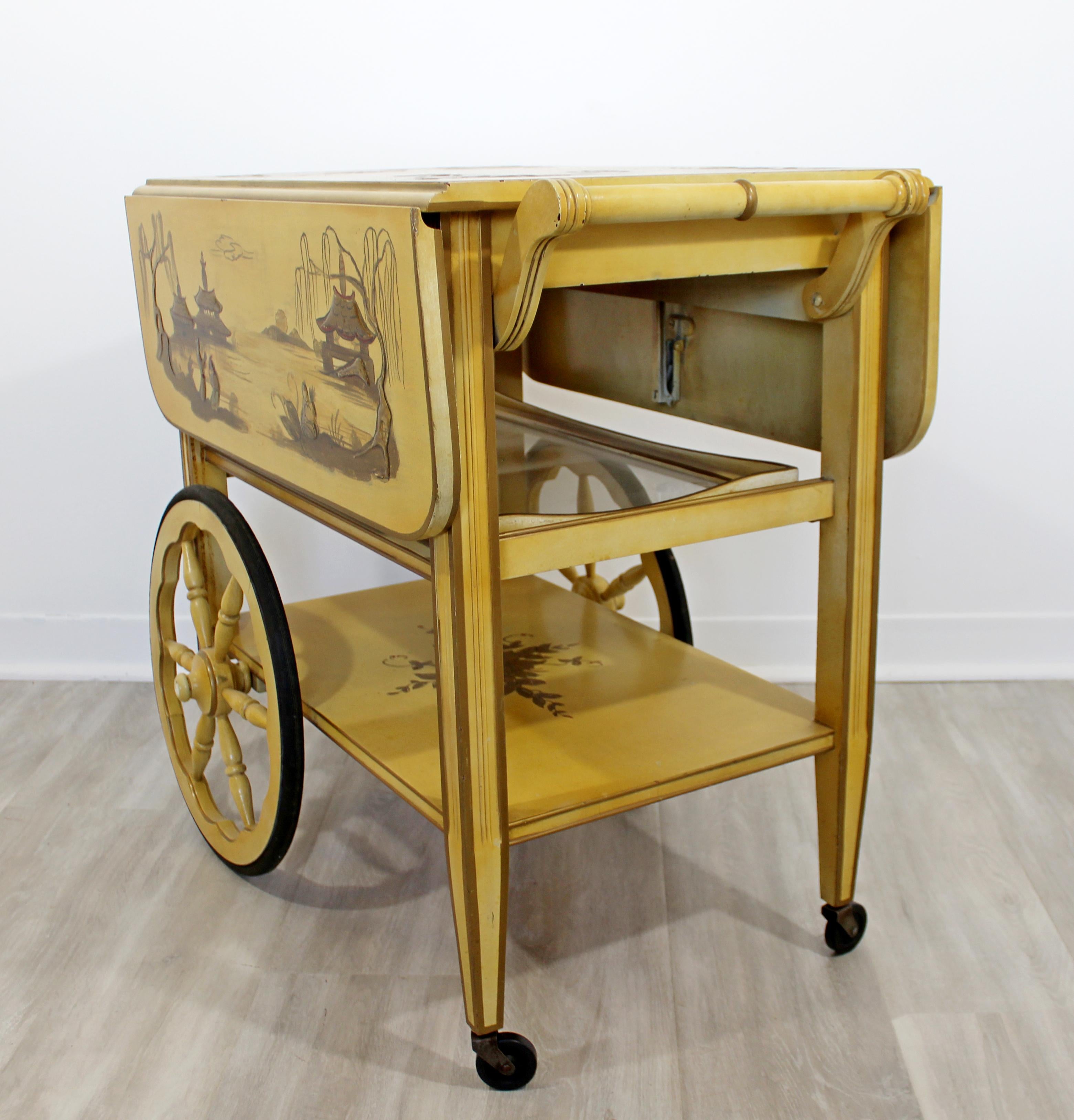 vintage tea cart