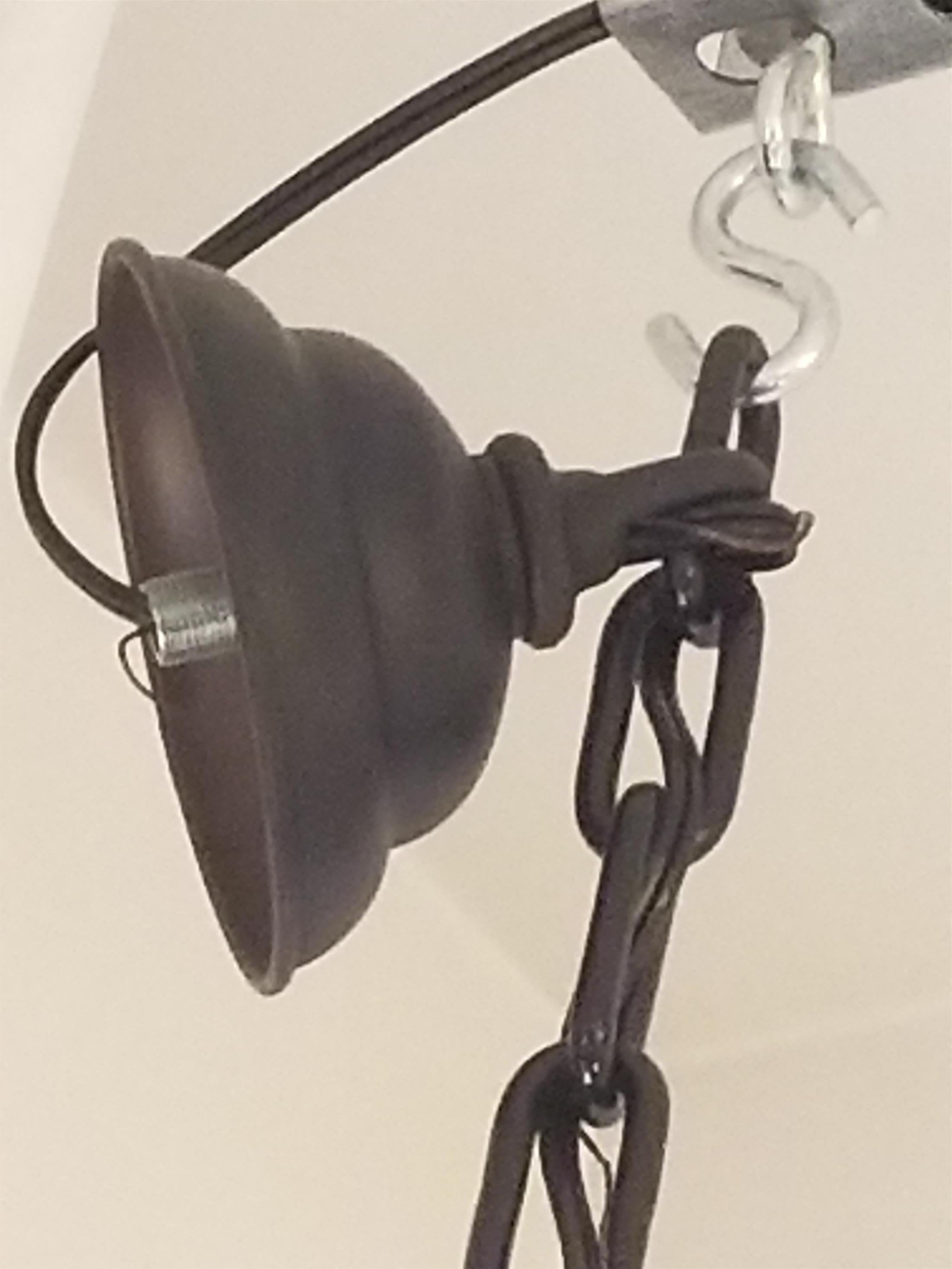 Mid-Century Modern Holophane Paris Street Pendant Light For Sale 1