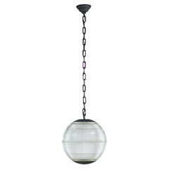Mid-Century Modern Holophane Paris Street Pendant Light