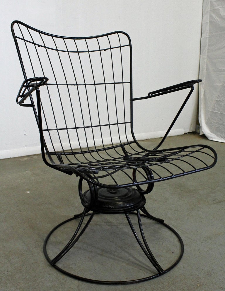 MidCentury Modern Homecrest Bottemiller Outdoor Lounge Chair at 1stDibs