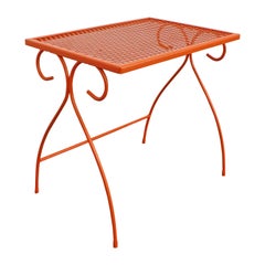 Used Mid-Century Modern Homecrest Bottemiller Outdoor Patio End/Side Table