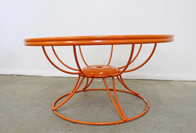 MidCentury Modern Homecrest Bottemiller Patio Swivel Coffee Table at