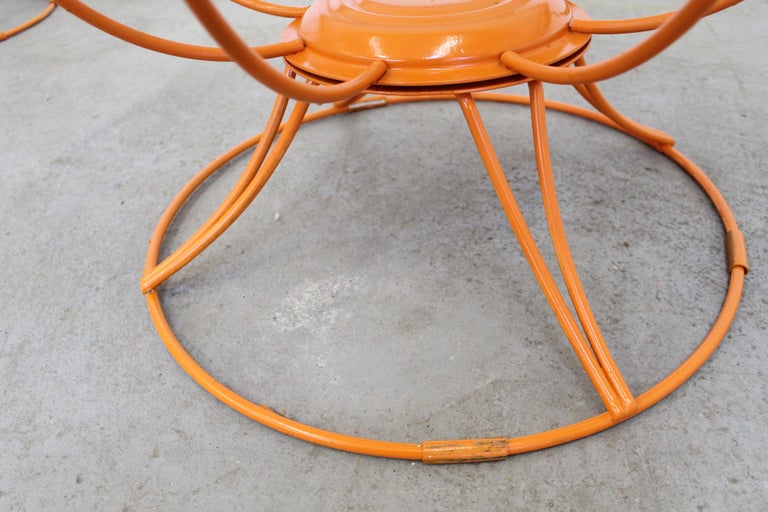 MidCentury Modern Homecrest Bottemiller Patio Swivel Coffee Table at