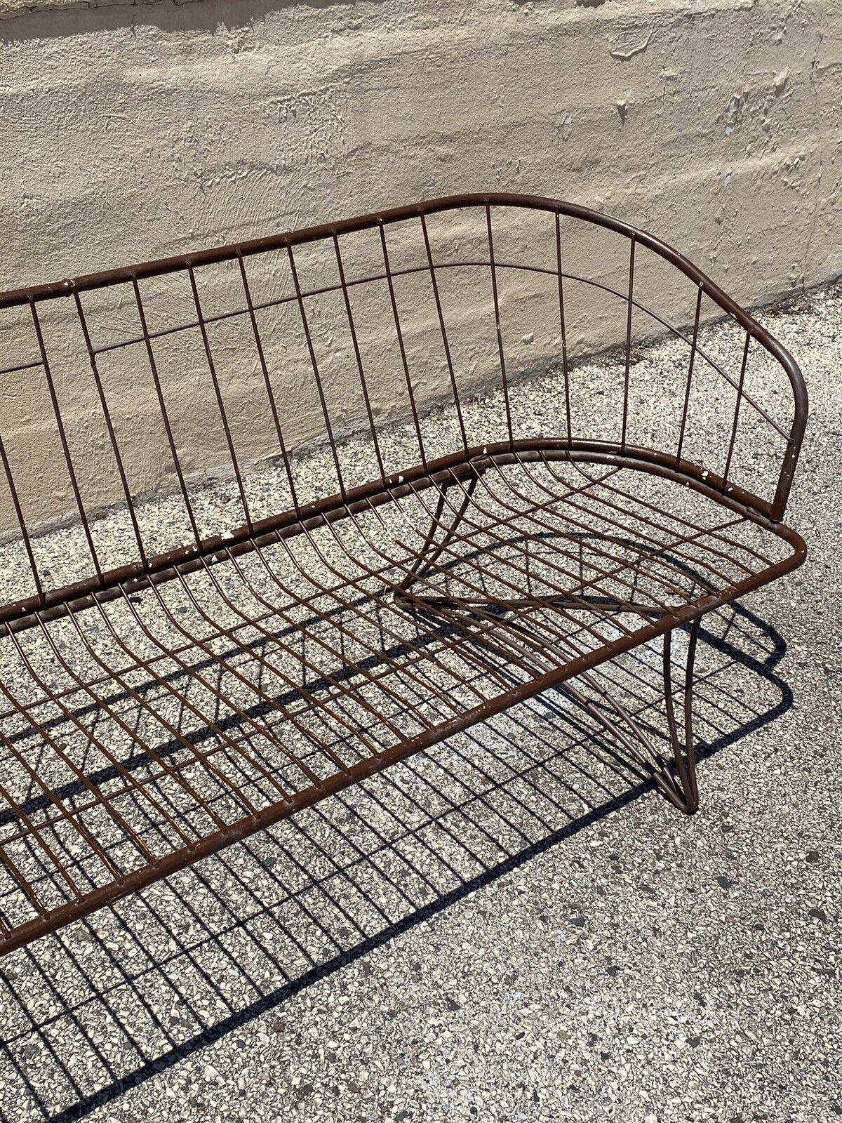 Mid-Century Modern Homecrest Wire Metal Iron Space Age Sofa 1