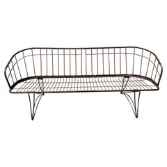 Mid-Century Modern Homecrest Wire Metal Iron Space Age Sofa