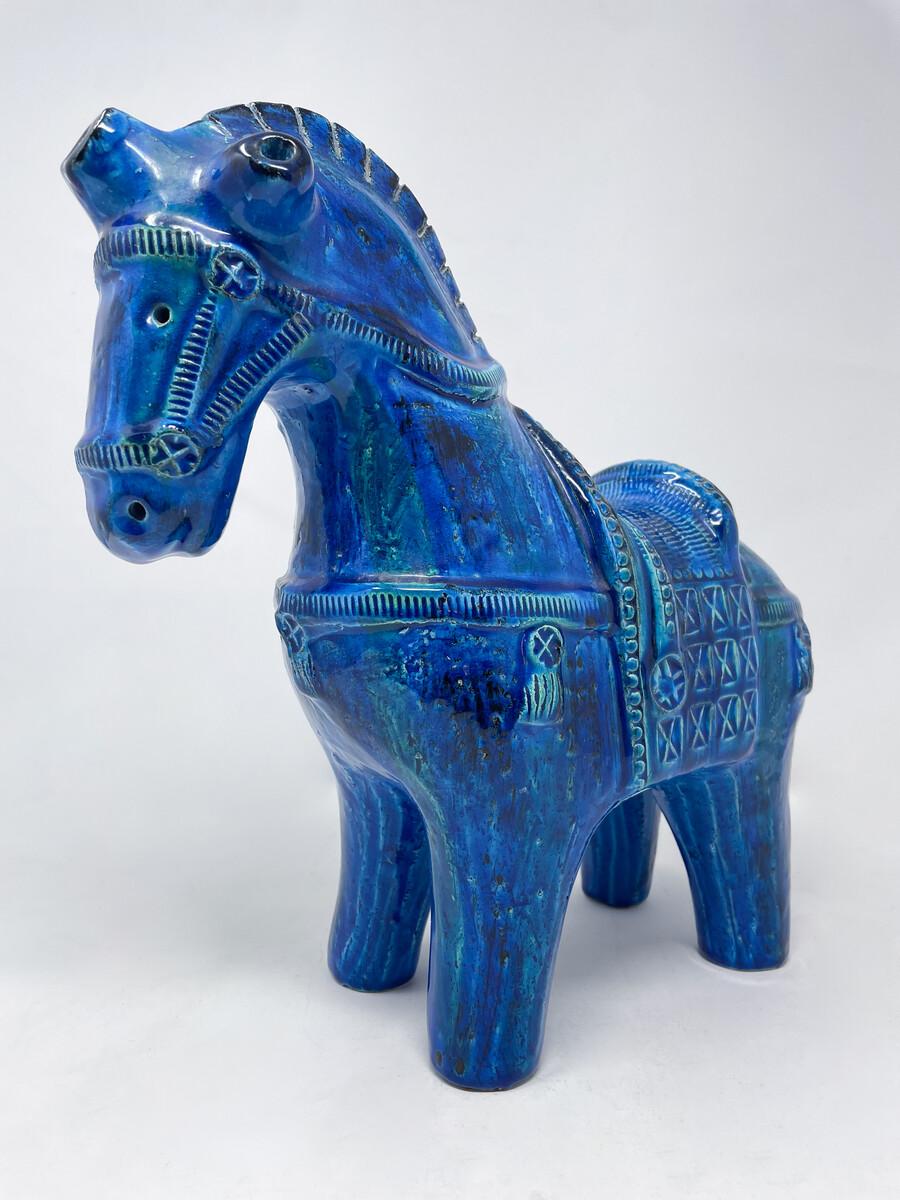 Sculpture en céramique représentant un cheval, datant du milieu du siècle, par Aldo Londi, Italie, 1960 en vente 4