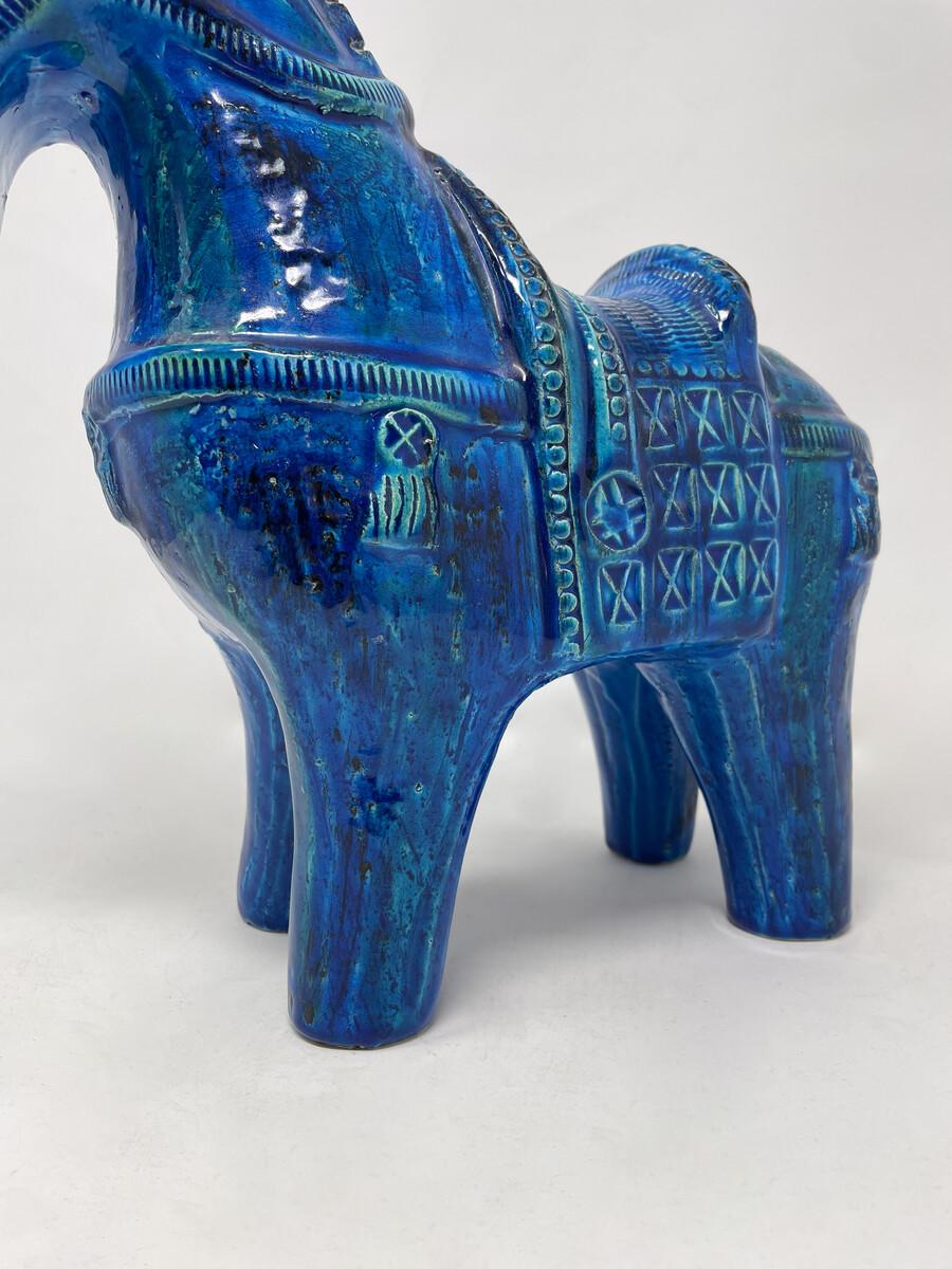 Mid-Century Modern Horse Ceramic Sculpture by Aldo Londi, Italy, 1960 For Sale 2