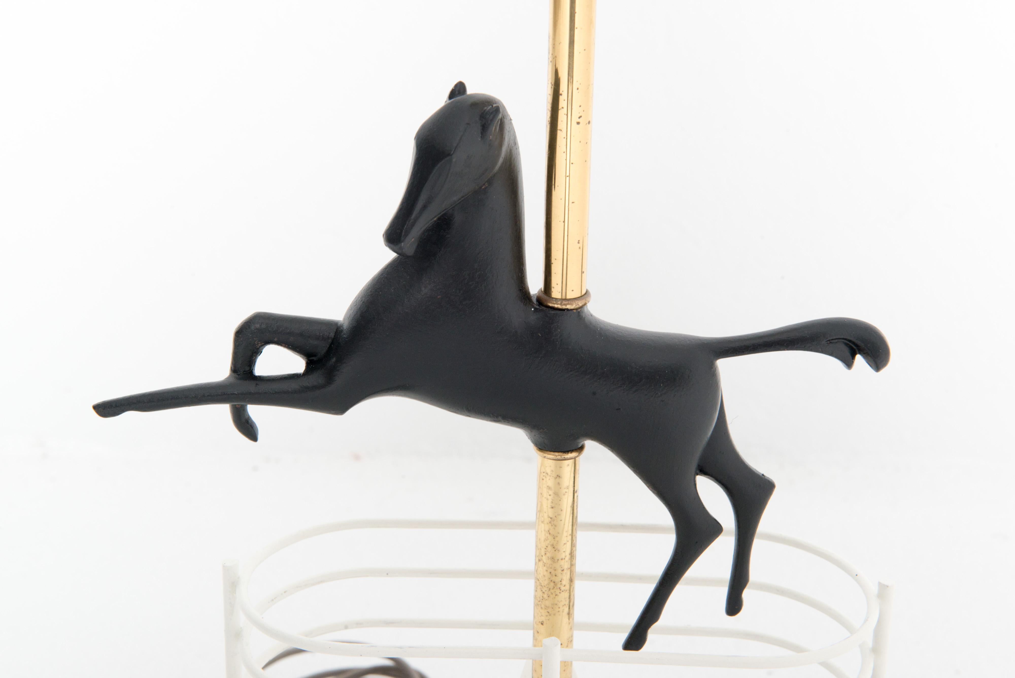 Mid Century Modern Horse Lamp For Sale 6
