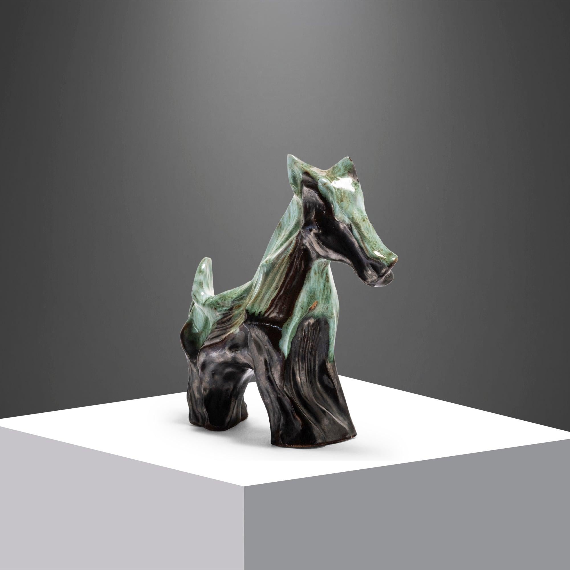Mid-Century Modern Horse Sculpture / Figurine, c. 1970's 1