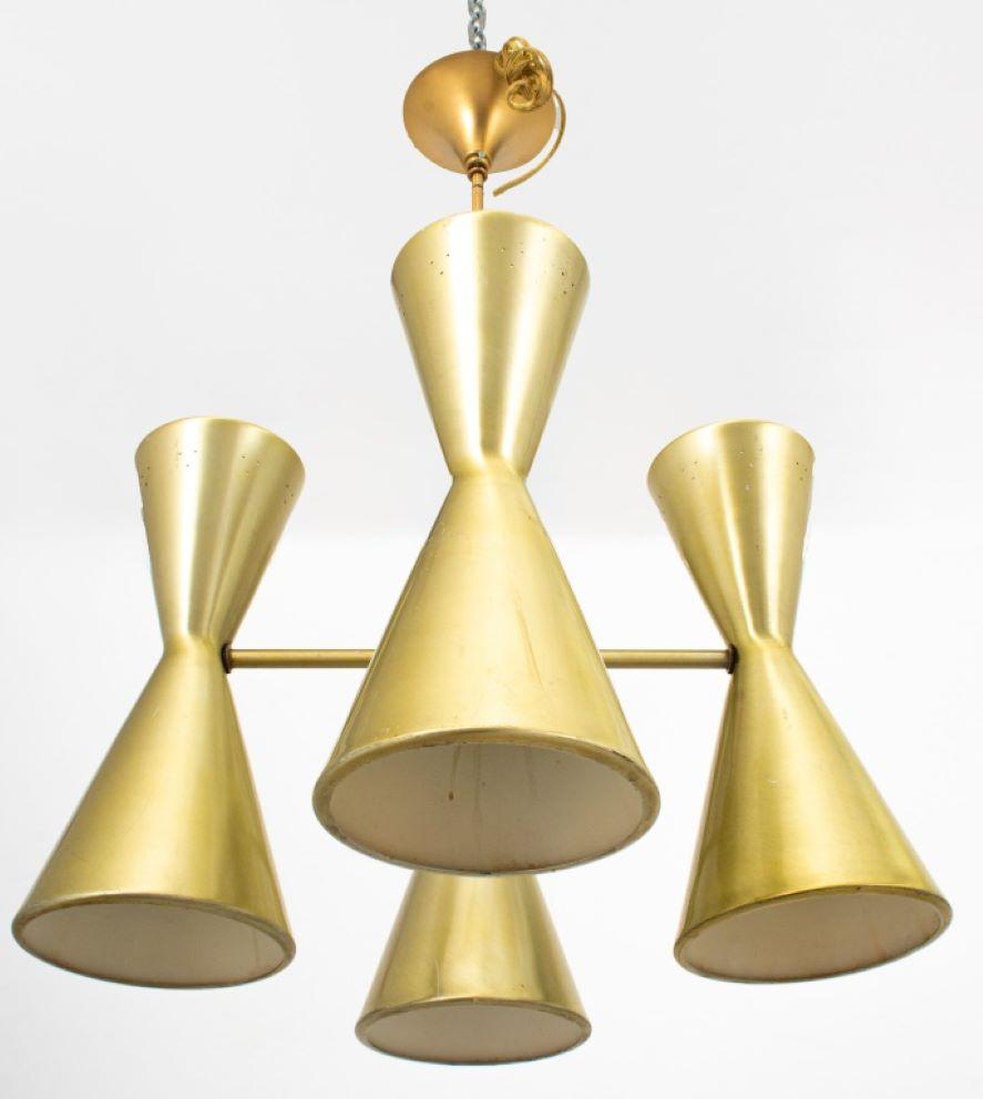 Mid-Century Modern Hourglass Form Chandelier 3
