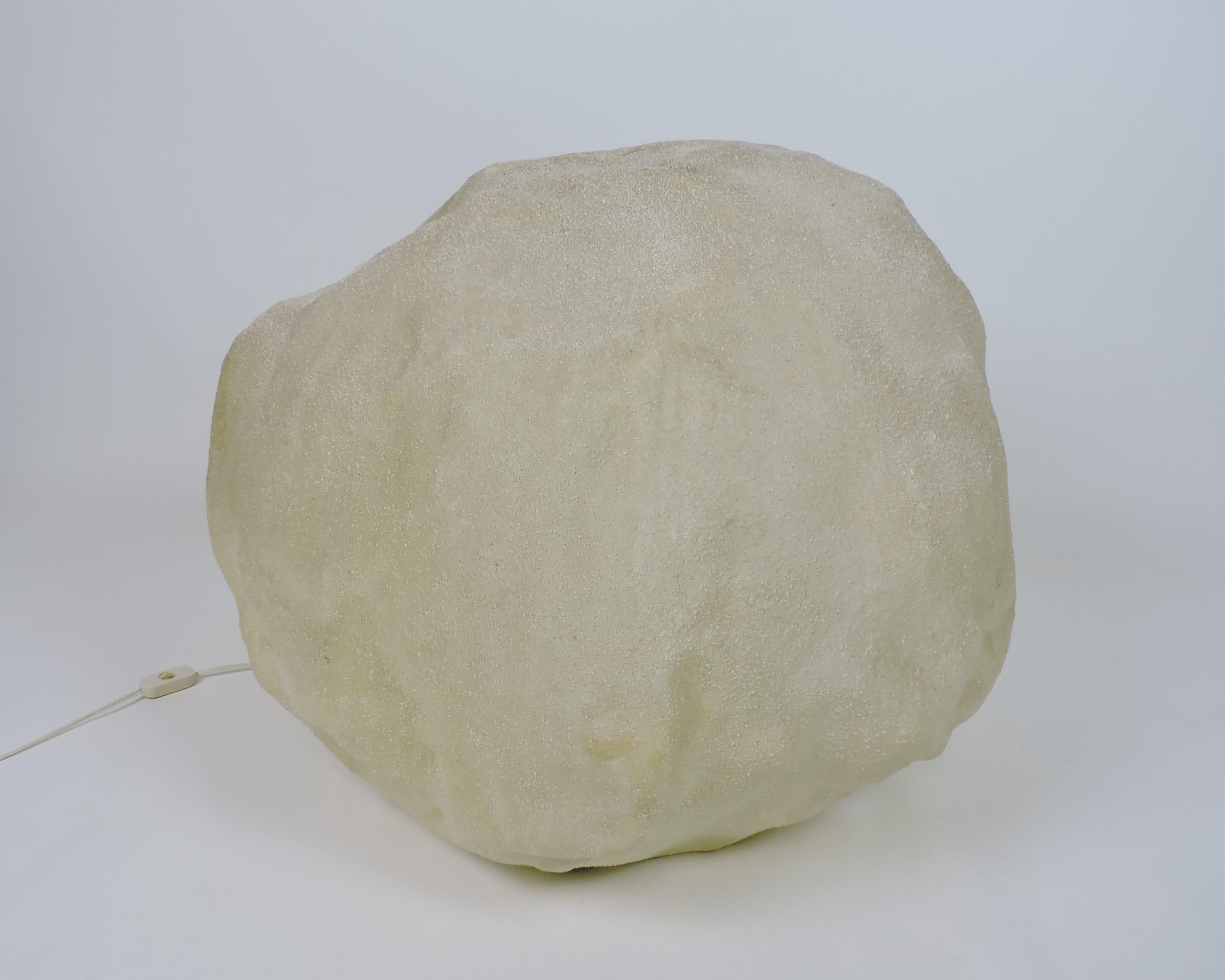 Italian Mid-Century Modern Huge Moon Rock Lamp Andre Cazenave for Singleton 5 Available