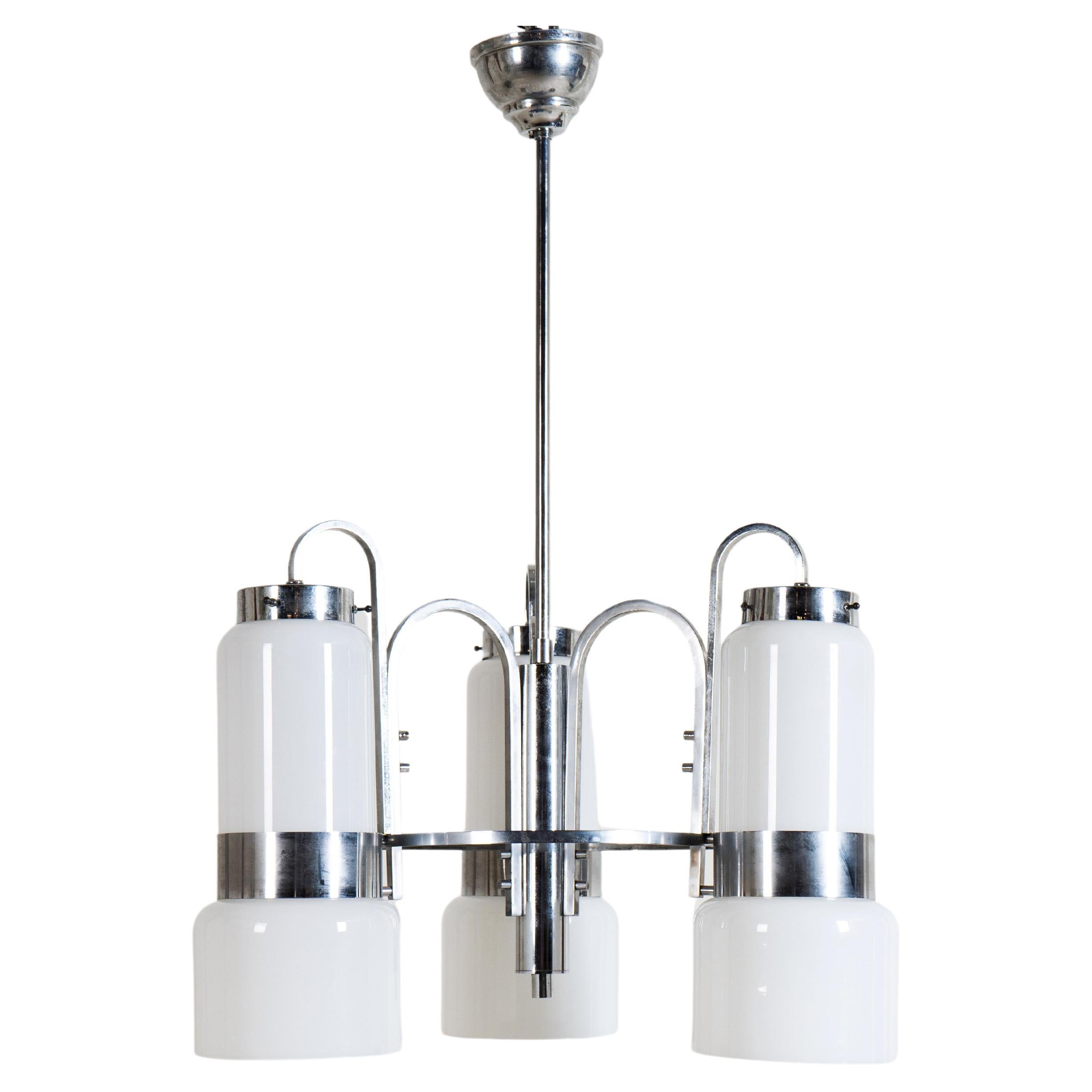 Mid-Century Modern Hungarian Chandelier For Sale