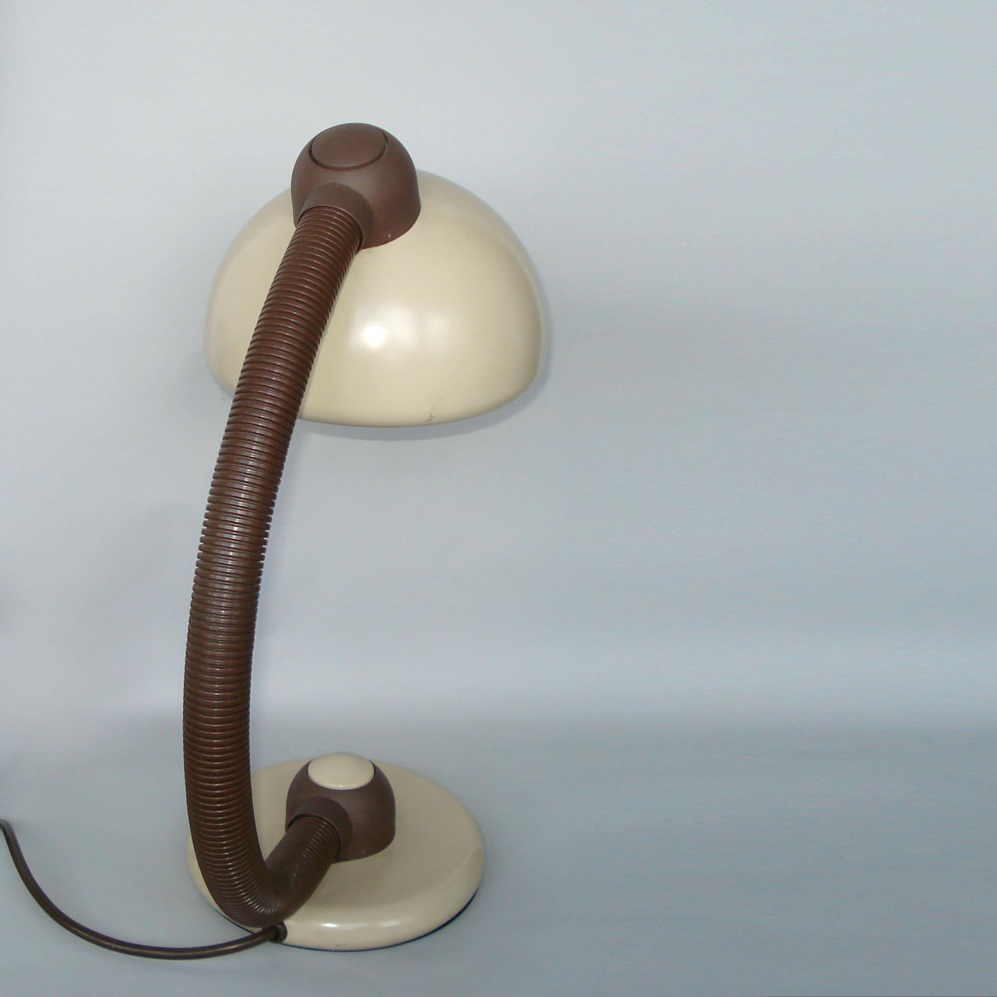 Mid-Century Modern Hustadt Leuchten Table Lamp Retro, Germany, 1970s In Good Condition For Sale In Bochum, NRW