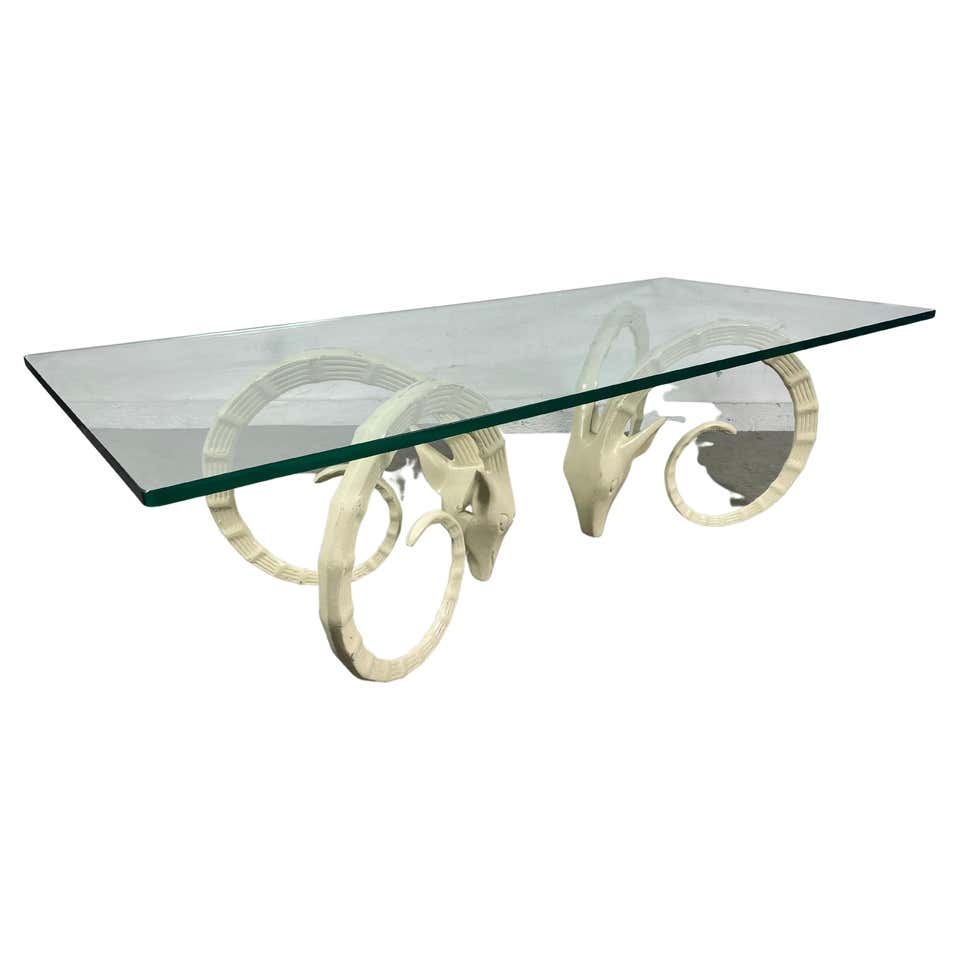 A Pair Rams Head Coffee Table Bases at 1stDibs