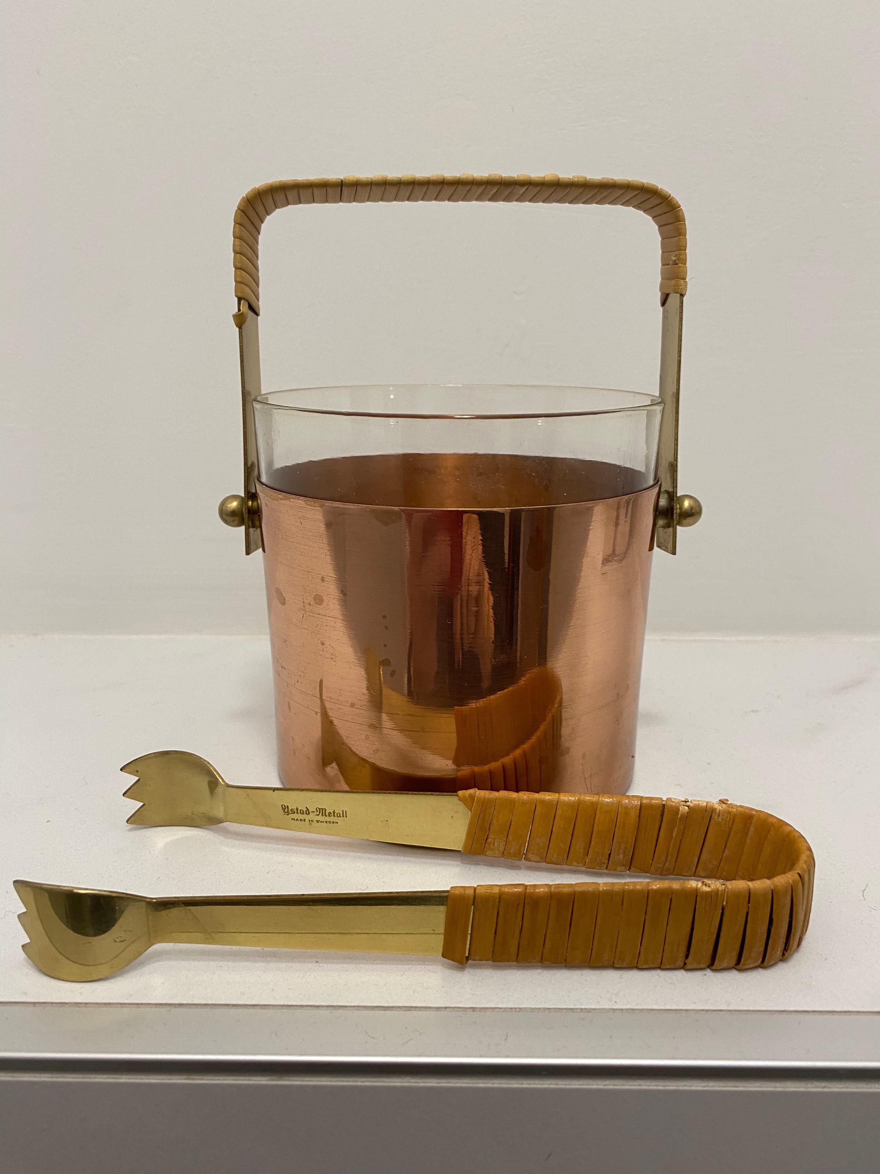 Cubitera moderna de mediados de siglo de Gunnar Anner para Ystad Suecia mediados del siglo XX en venta