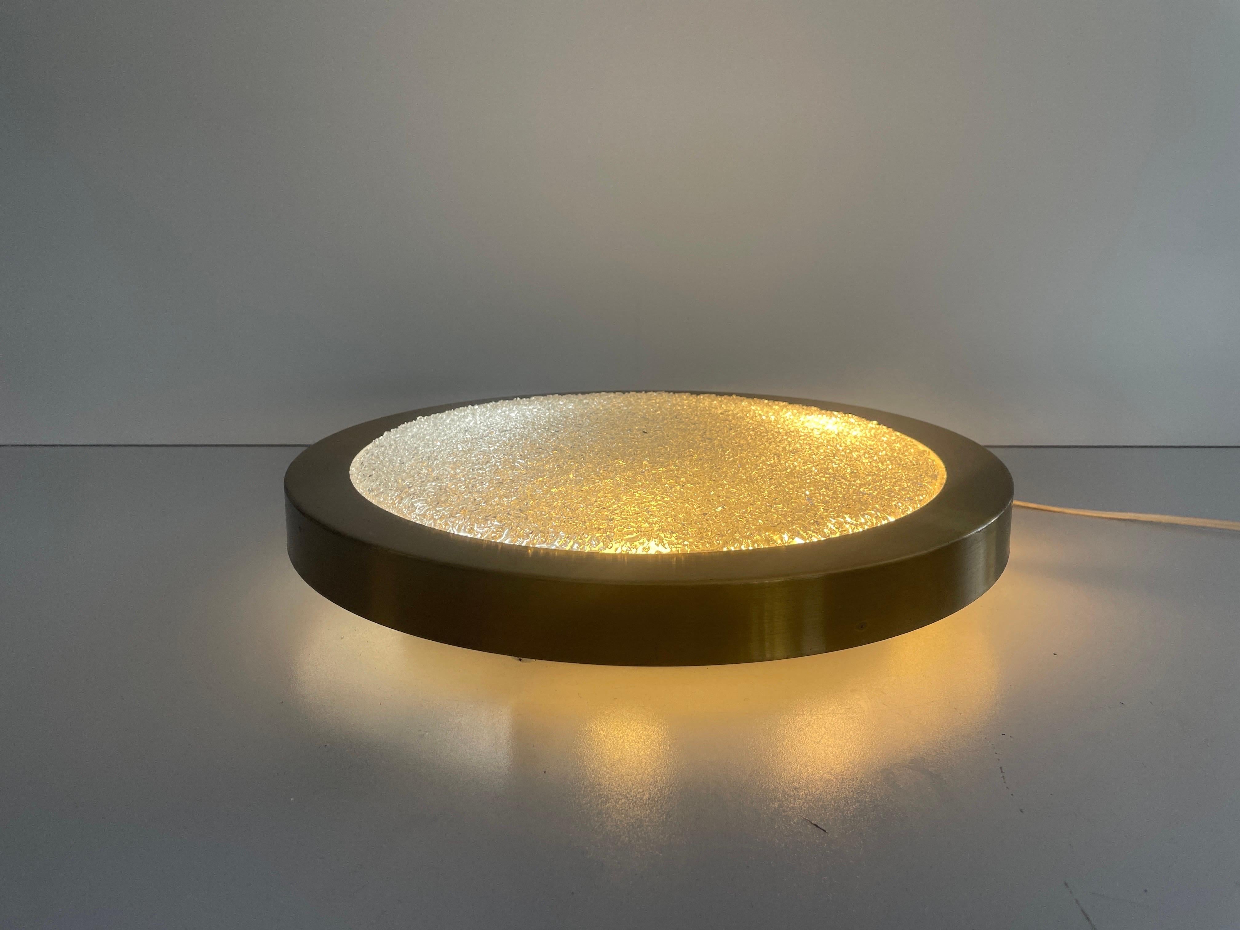 Lampada da incasso moderna in vetro e metallo di Doria, 1960, Germania in vendita 6