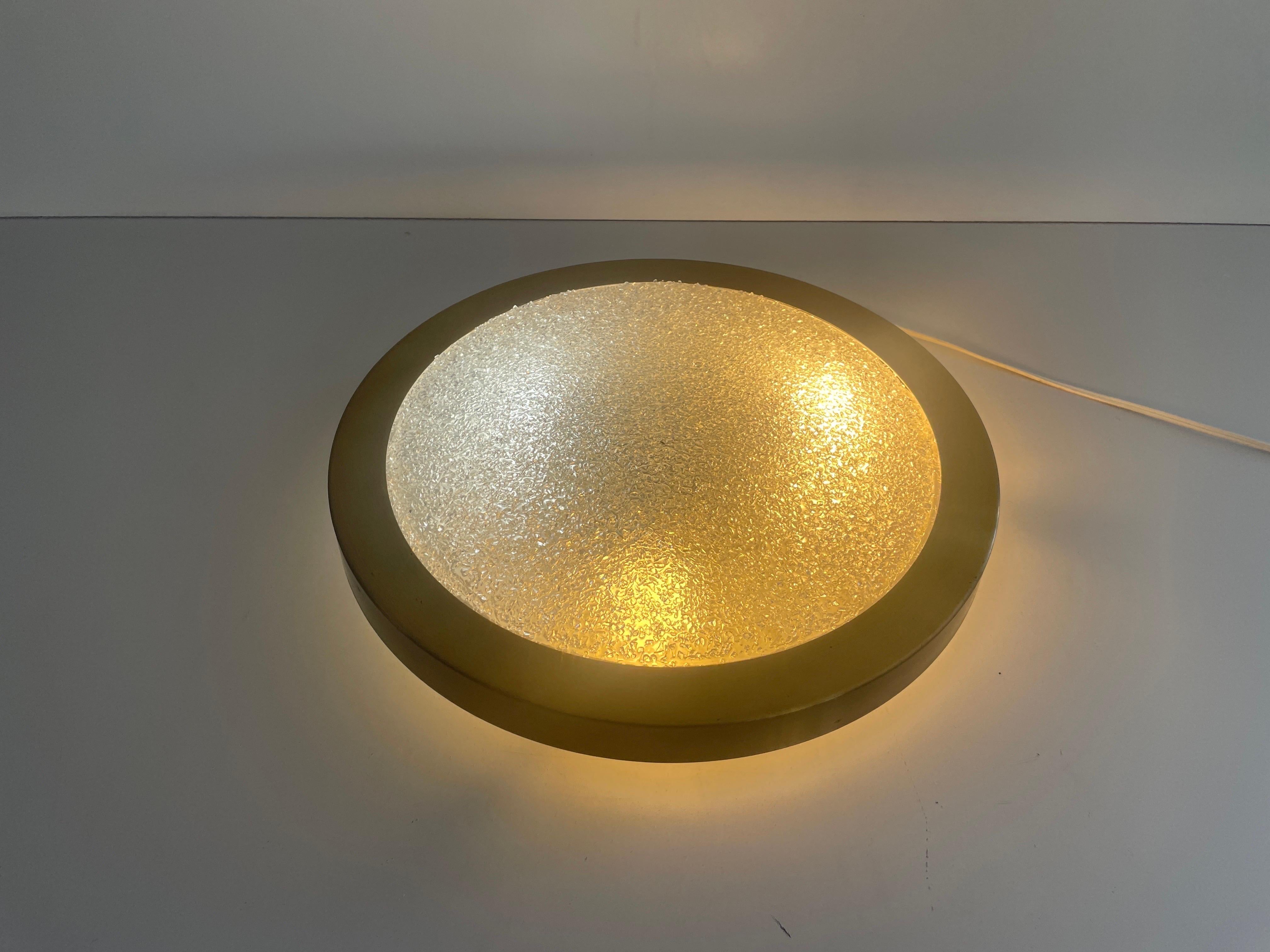 Lampada da incasso moderna in vetro e metallo di Doria, 1960, Germania in vendita 7