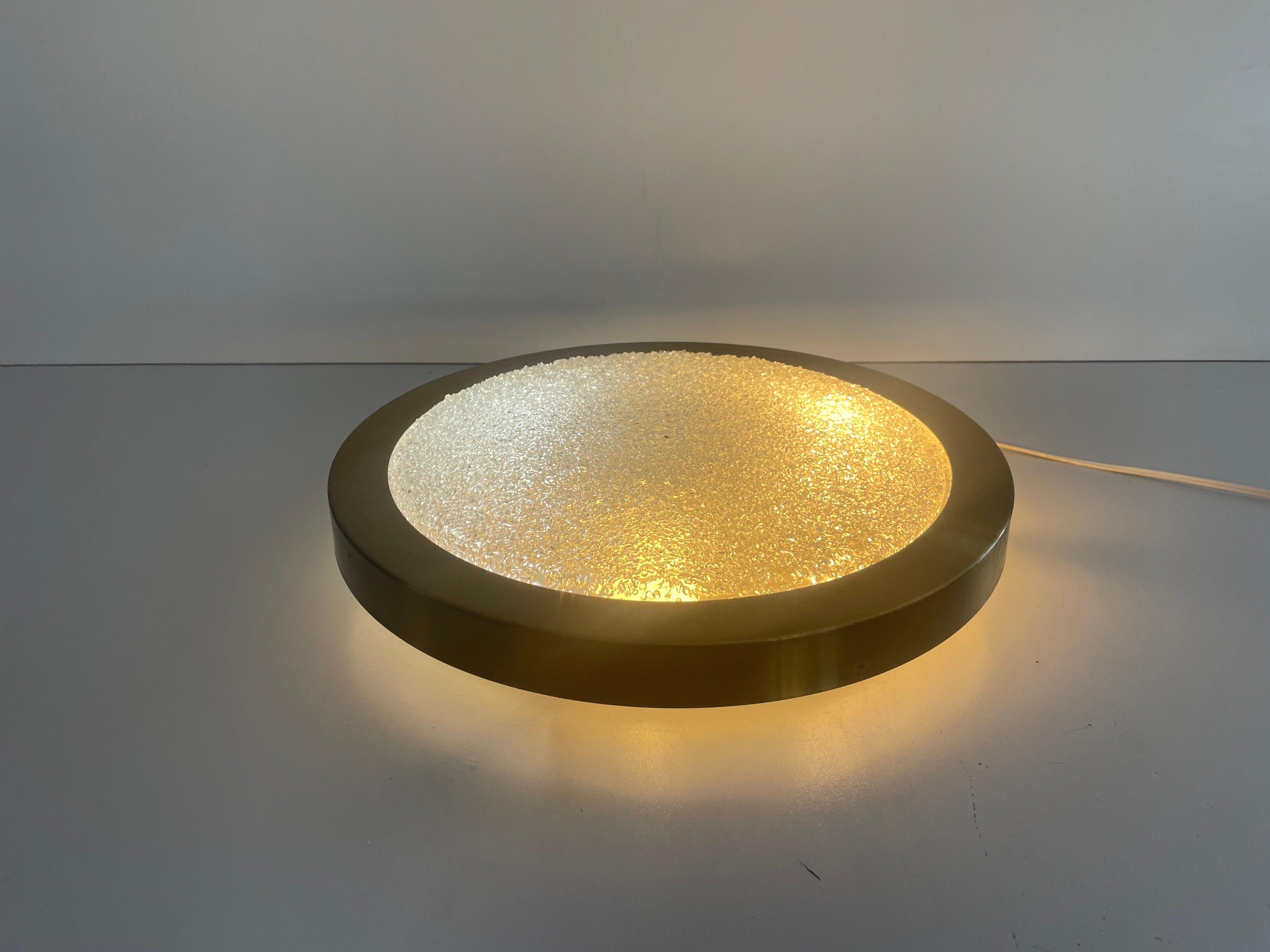 Lampada da incasso moderna in vetro e metallo di Doria, 1960, Germania in vendita 8