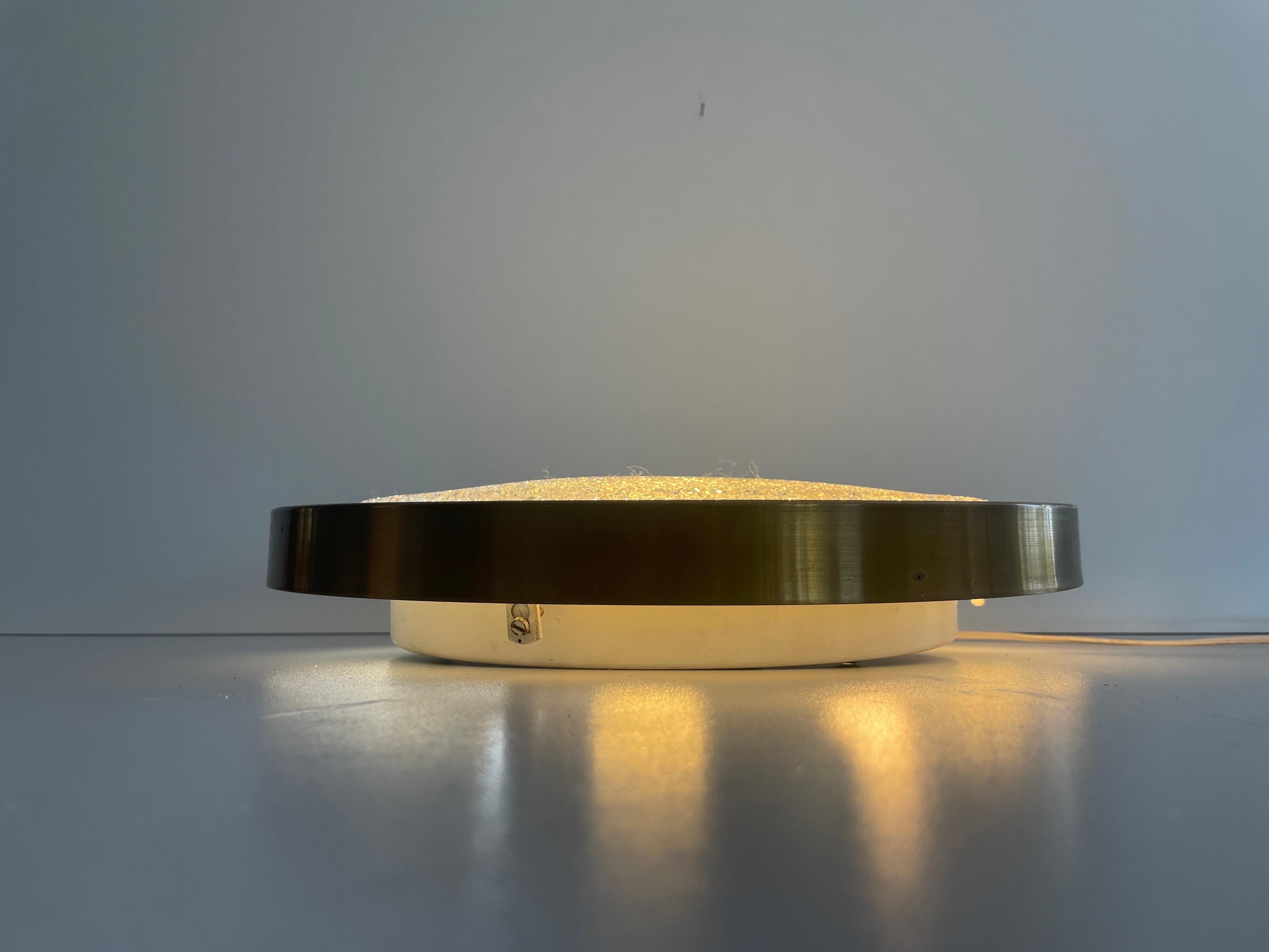 Lampada da incasso moderna in vetro e metallo di Doria, 1960, Germania in vendita 9