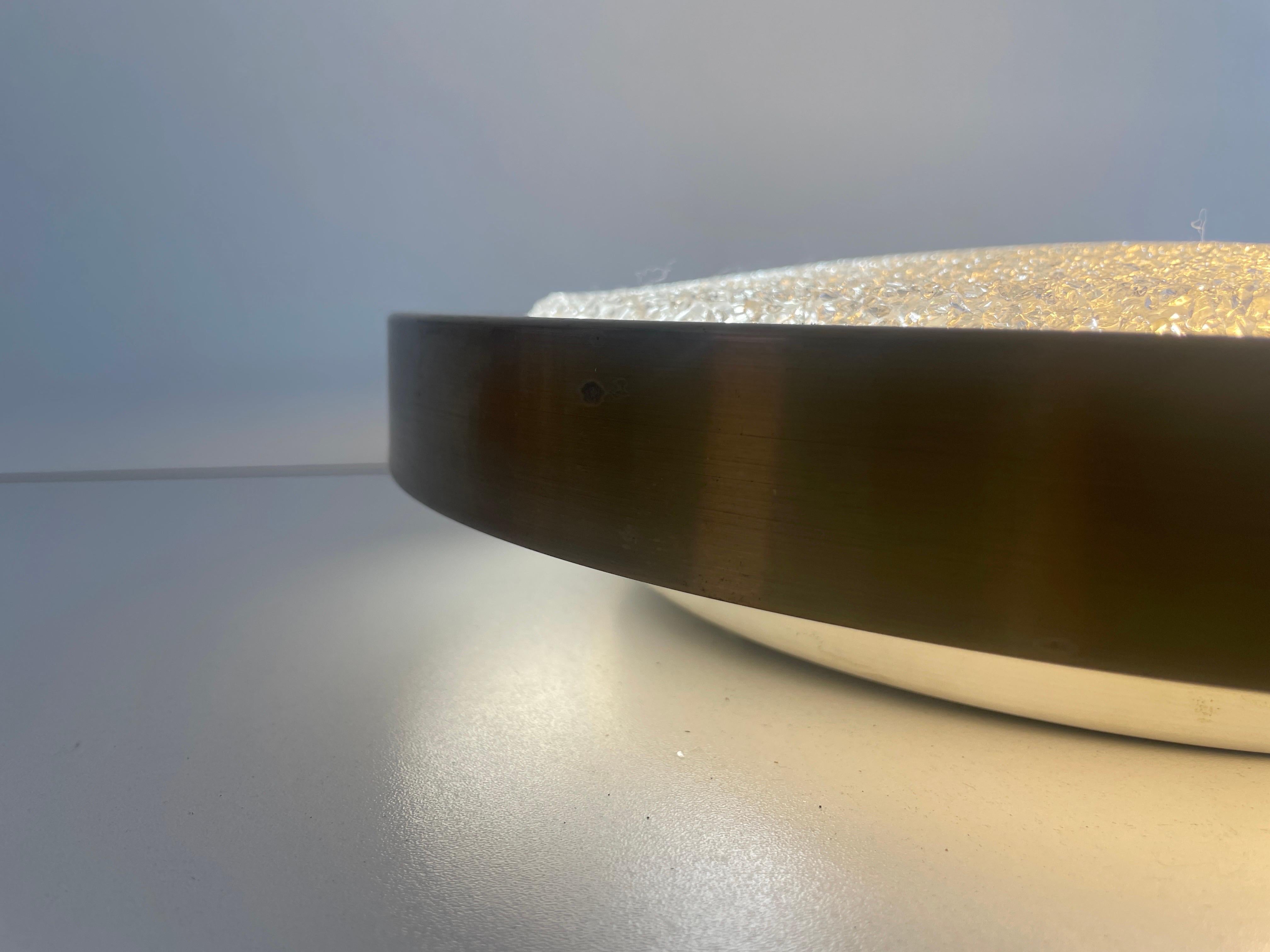 Lampada da incasso moderna in vetro e metallo di Doria, 1960, Germania in vendita 10