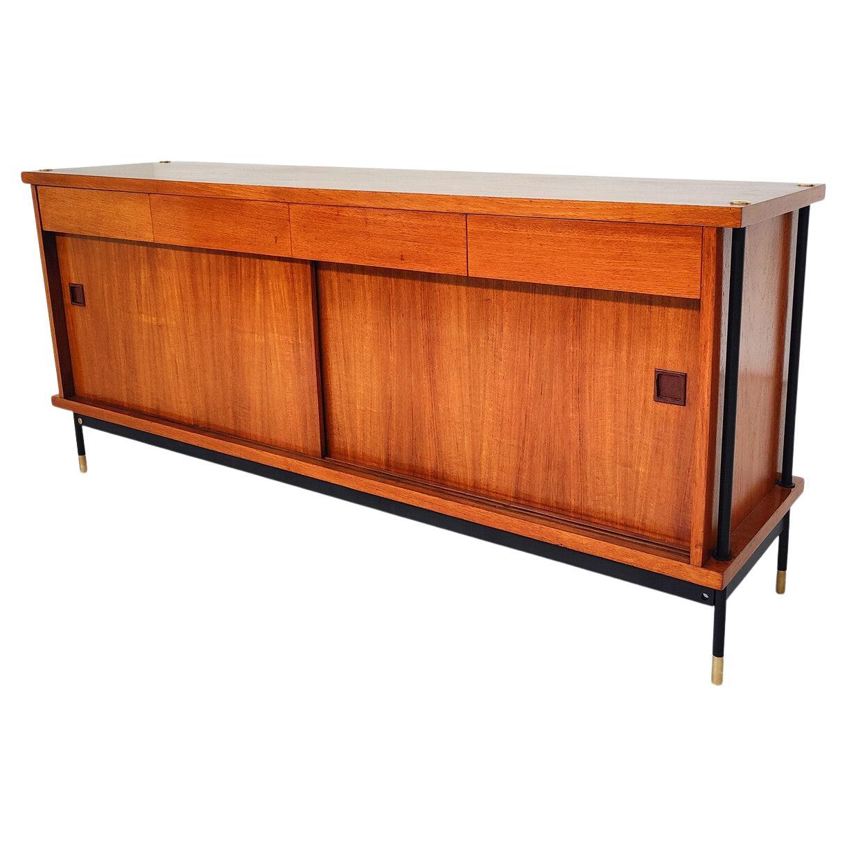 Mid-Century Modern Ico Parisi Sideboard, Double opening, Italy, 1960s For Sale